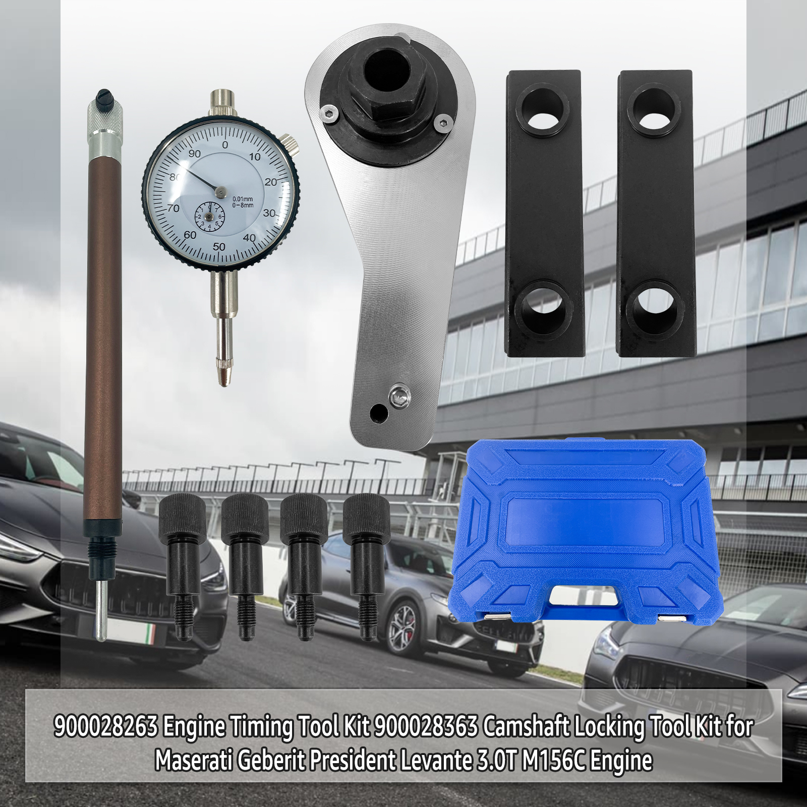 Engine Timing Tool Kit Camshaft Locking Tool Kit for Maserati Geberit President Levante 3.0T M156C Engine