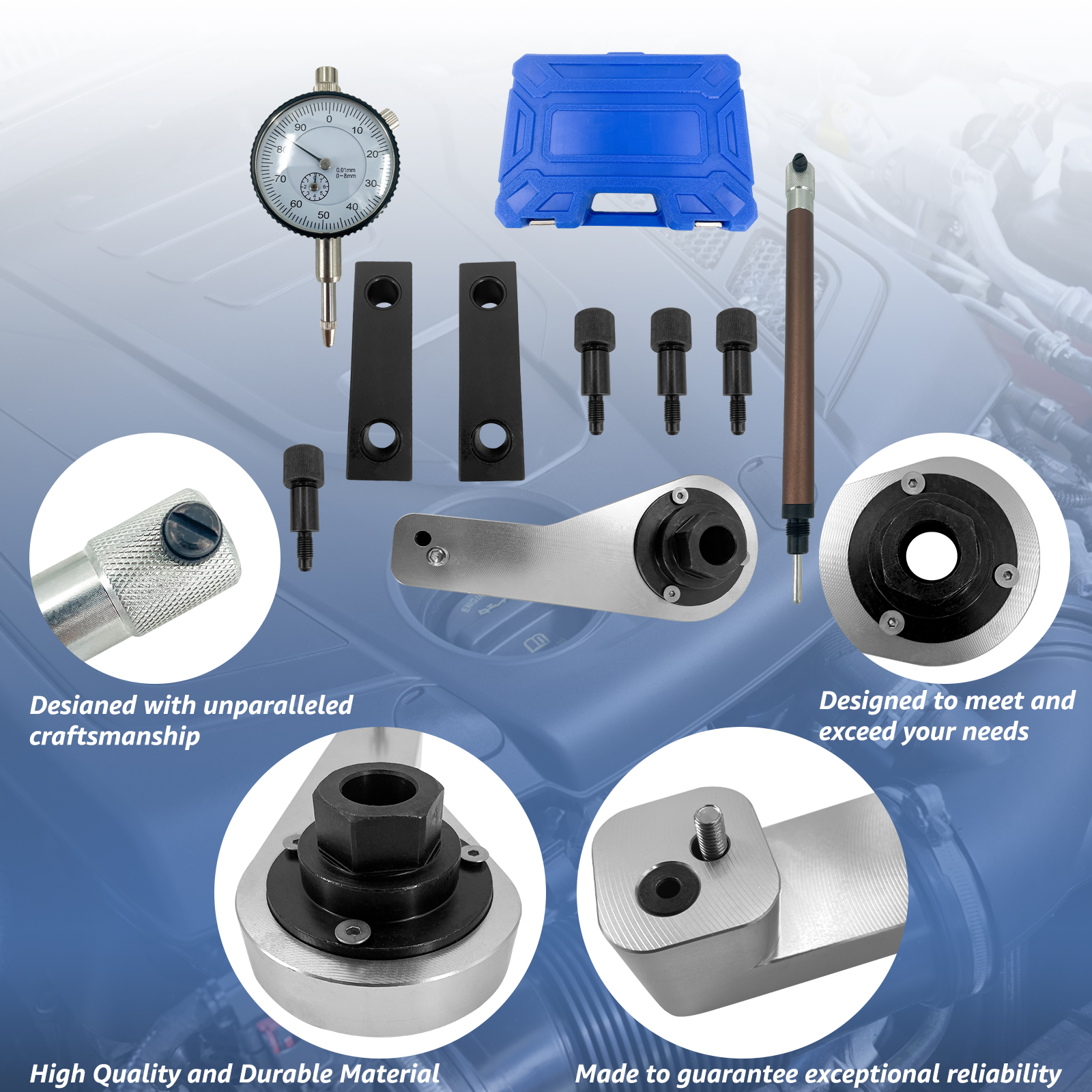 Engine Timing Tool Kit Camshaft Locking Tool Kit for Maserati Geberit President Levante 3.0T M156C Engine