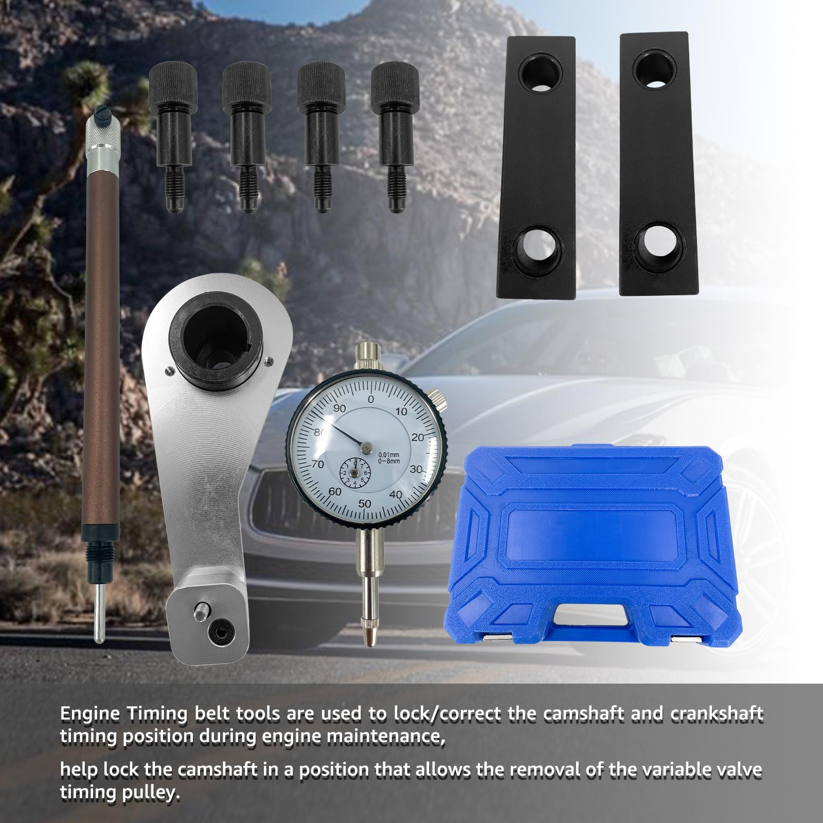 Engine Timing Tool Kit Camshaft Locking Tool Kit for Maserati Geberit President Levante 3.0T M156C Engine