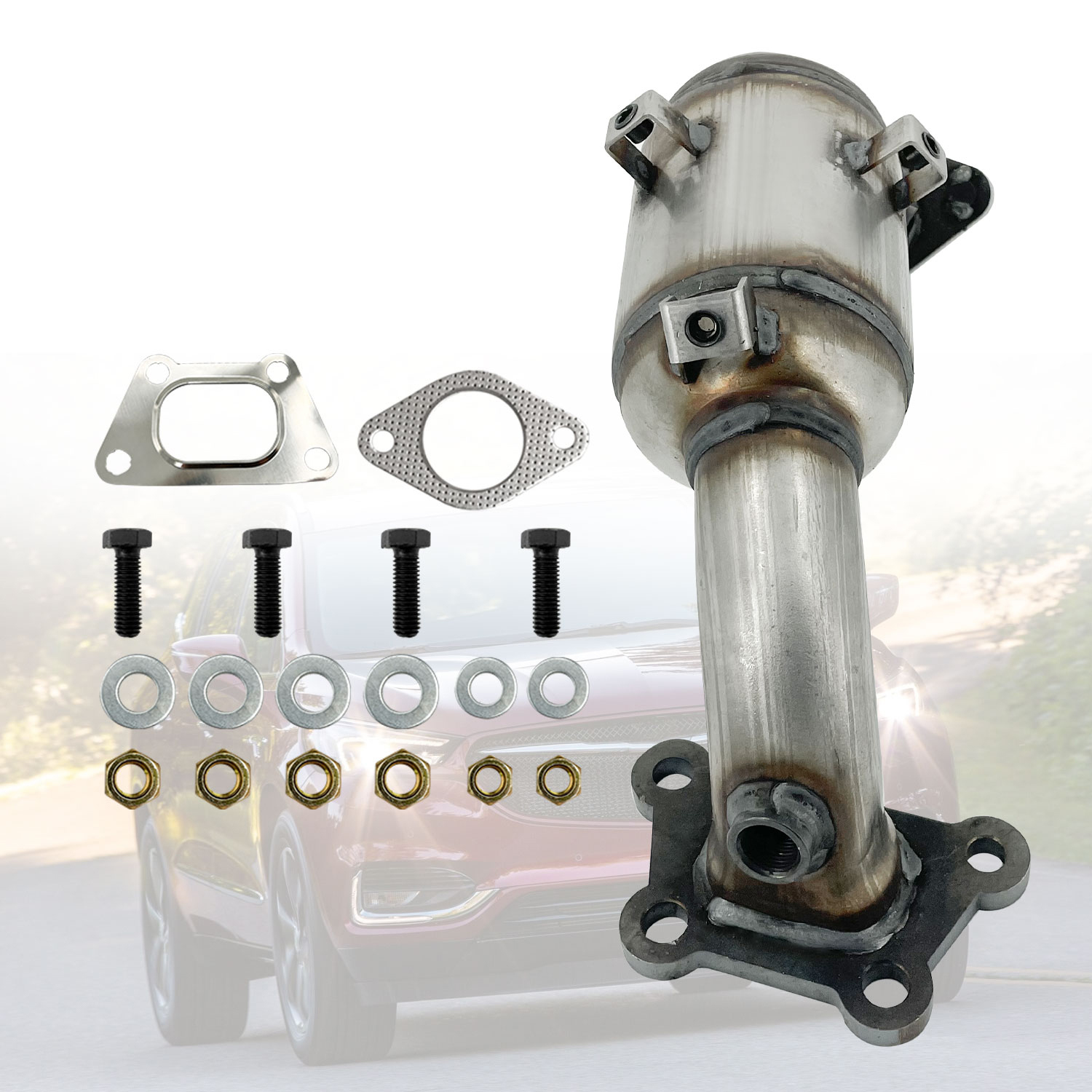 Front Catalytic Converter fit for 2018-2021 Chevy Traverse V6 3.6L, For 2018-2021 Buick Enclave V6 3.6L