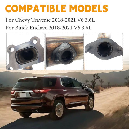 Front Catalytic Converter fit for 2018-2021 Chevy Traverse V6 3.6L, For 2018-2021 Buick Enclave V6 3.6L