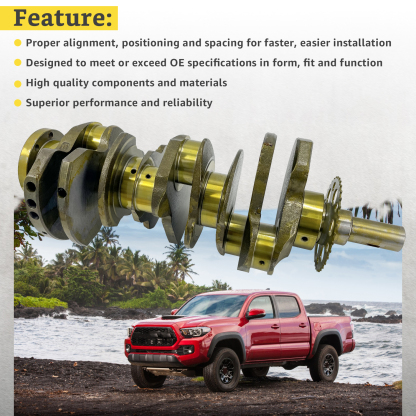 Crankshaft fit for Toyota 4Runner FJ Cruiser Tacoma Tundra 1GR-FE 4.0L 2005-2015