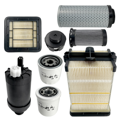 Complete Maintenance Service Filter Kit 8 in 1 for Bobcat S450 S510 S530 S550 S570 S590 S595 S630 S650 T450 T550 T590 T595 T630 T650