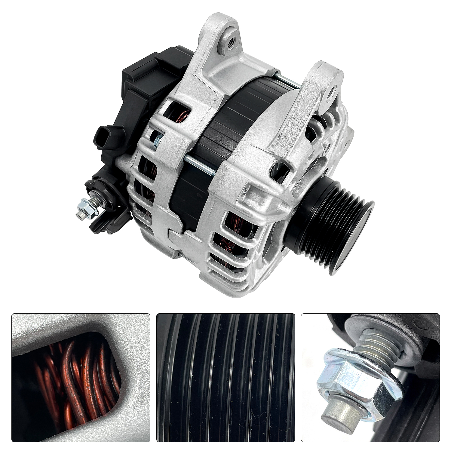 12V 120AMP Alternator fit for Nissan Sentra L4 2.0L 2020-2022