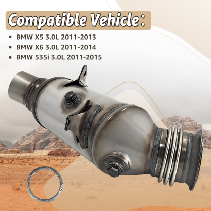  Catalytic Converter for BMW X5 2011-2013 X6 2011-2014 535i 2011-2015 3.0L