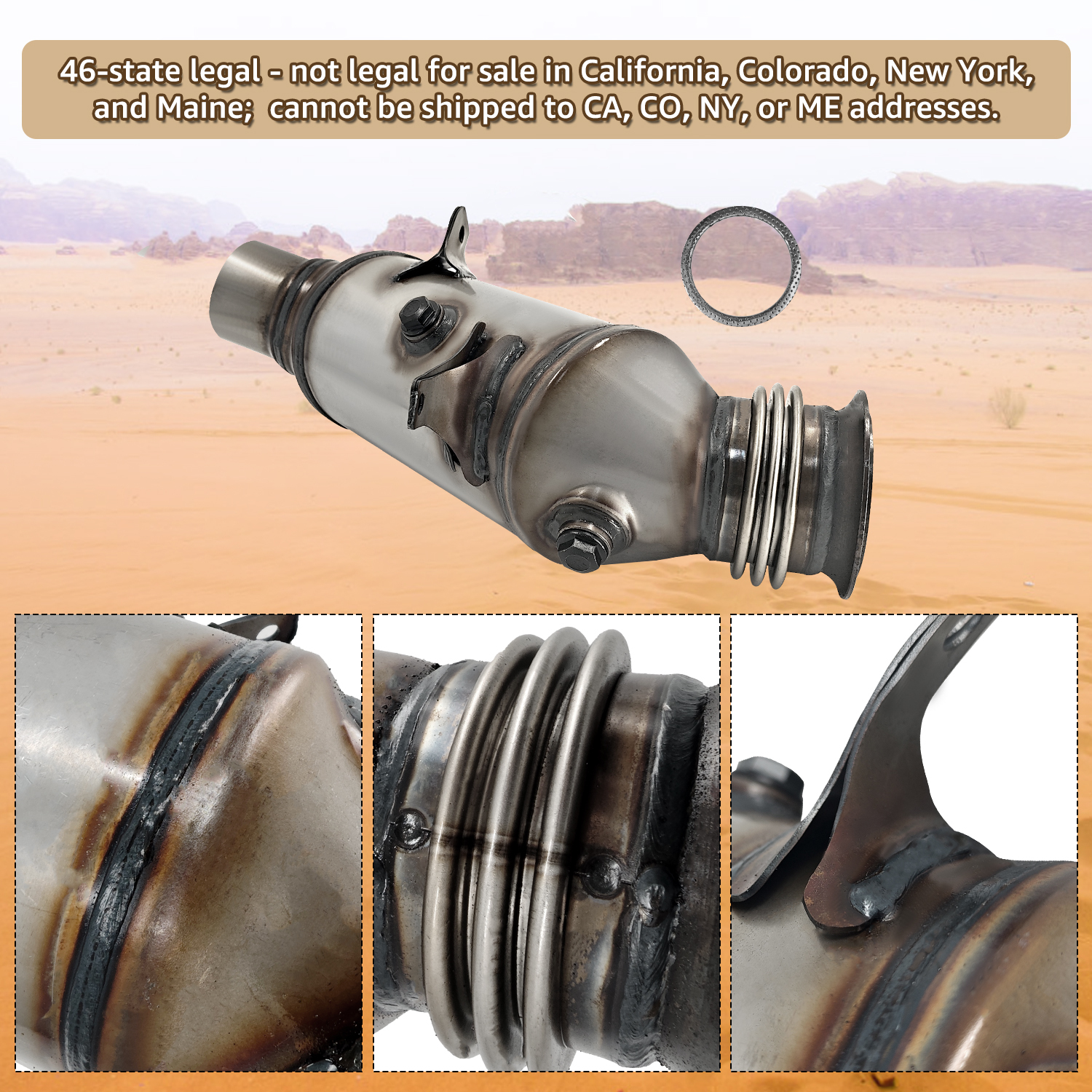  Catalytic Converter for BMW X5 2011-2013 X6 2011-2014 535i 2011-2015 3.0L