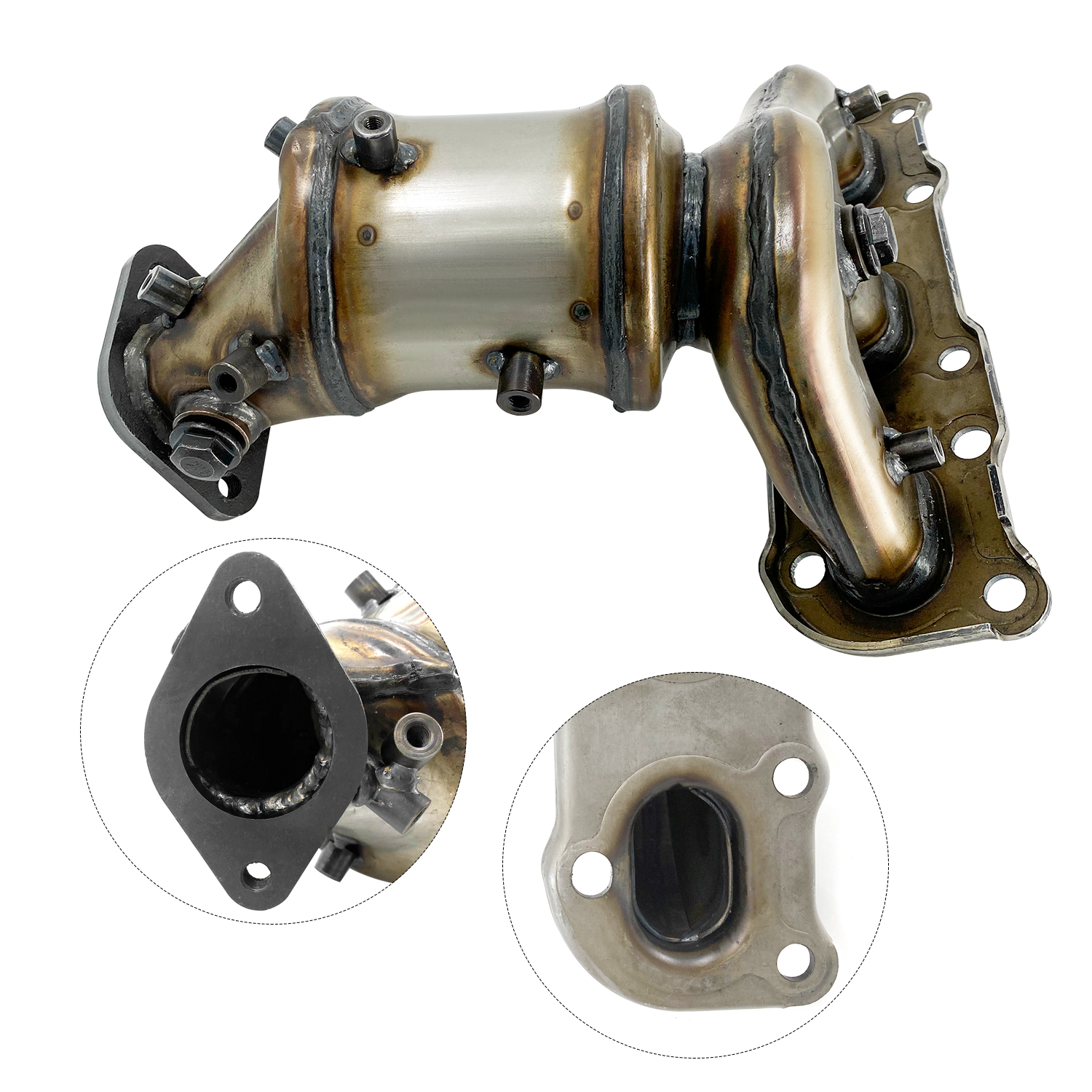 674-421&674-084 Front and Rear Catalytic Converter Set fit for 2013-2023 Hyundai Santa Fe XL Palisade, 2014-2023 Kia Sorento Telluride 3.3L 3.8L V6 AWD