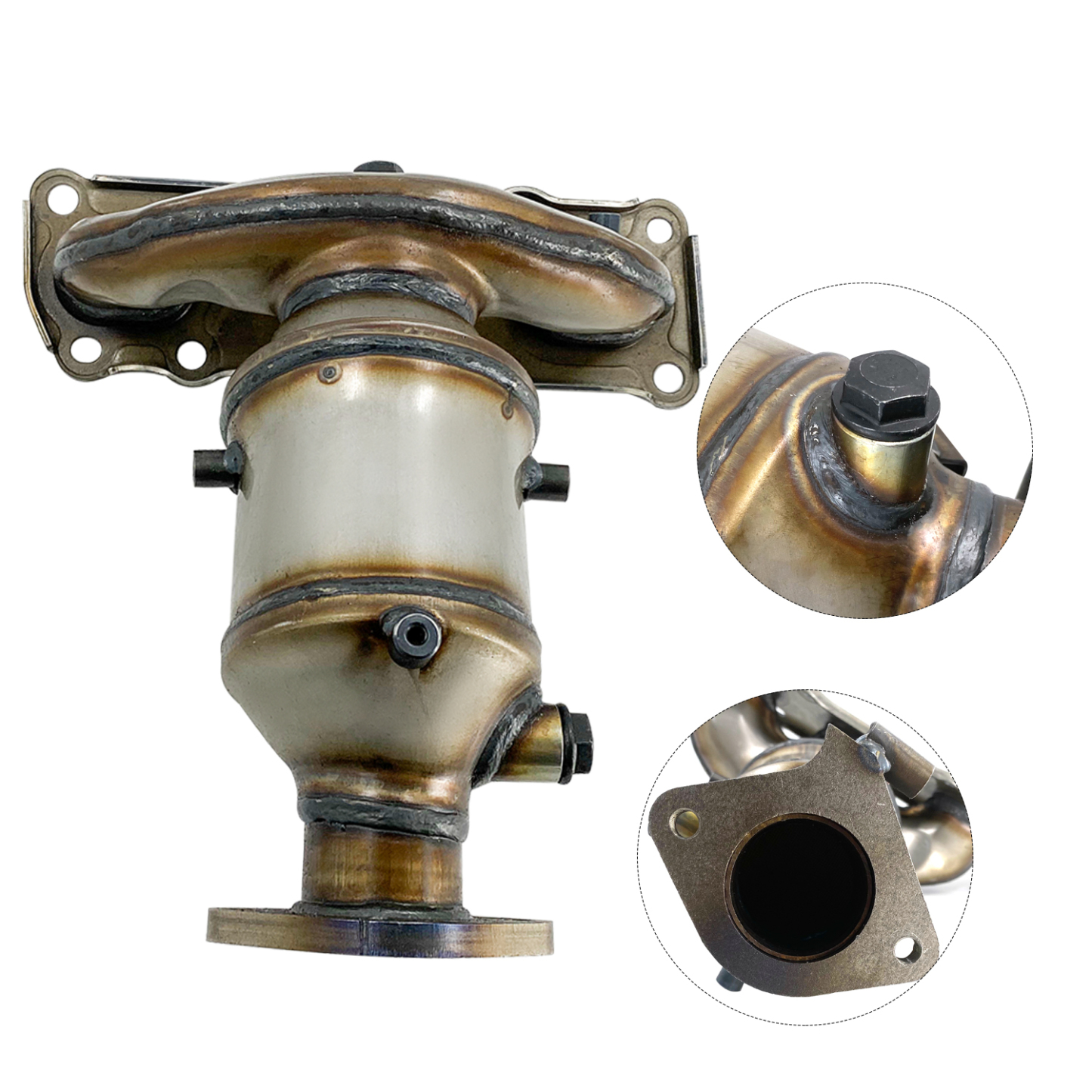 674-421&674-084 Front and Rear Catalytic Converter Set fit for 2013-2023 Hyundai Santa Fe XL Palisade, 2014-2023 Kia Sorento Telluride 3.3L 3.8L V6 AWD