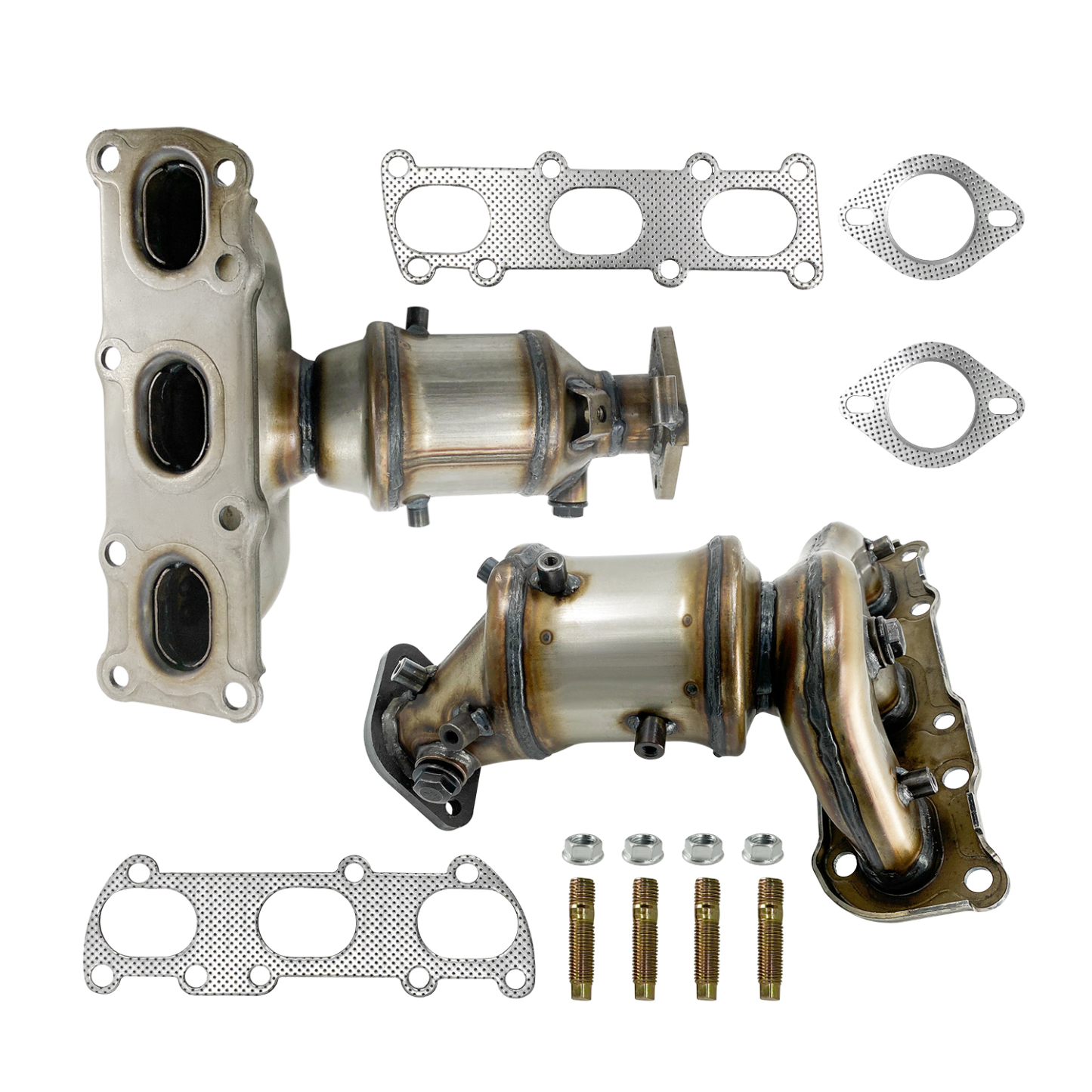 674-421&674-084 Front and Rear Catalytic Converter Set fit for 2013-2023 Hyundai Santa Fe XL Palisade, 2014-2023 Kia Sorento Telluride 3.3L 3.8L V6 AWD