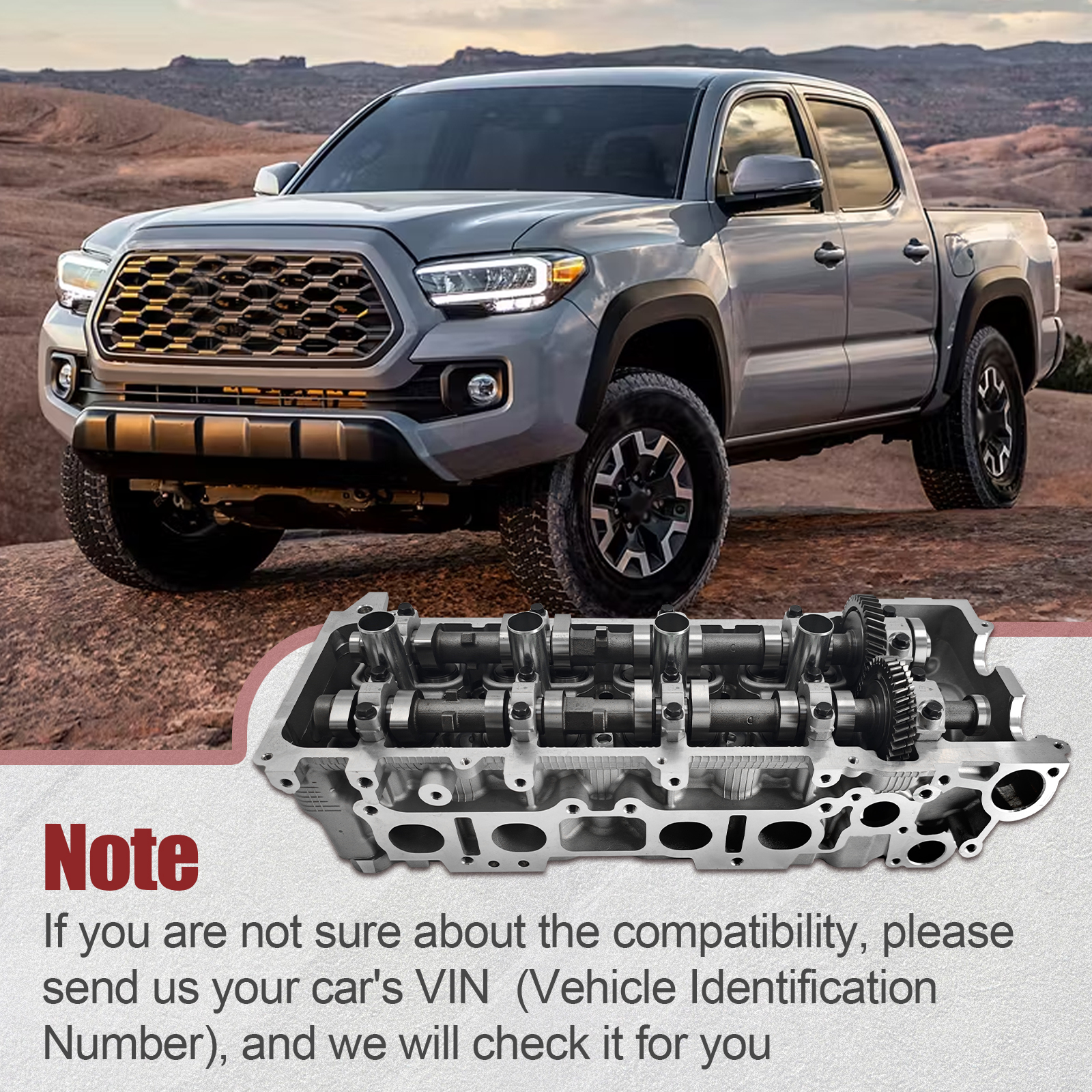 Cylinder Head Assembly 8 Ports for Toyota Tacoma 2.4L 2.7L 1995-2000 4Runner 2.7L 1996-2000 T100 2.7L 1994-1998