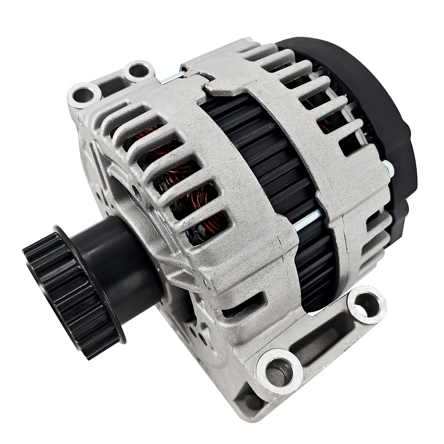 Alternator 12V 150A w/Decoupler for Volvo XC60 2010-2014 XC70 2008-2015, XC90 2007-2014