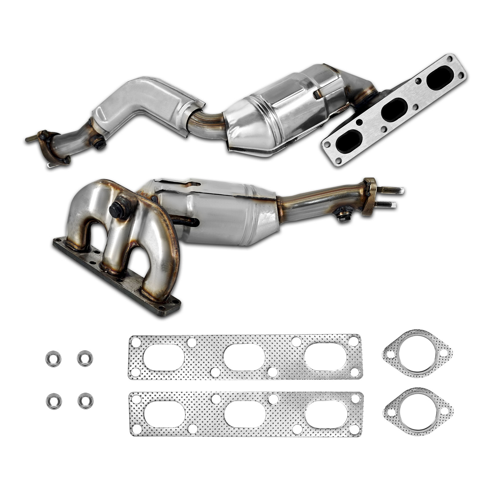 Catalytic Converter Fits For BMW 325Ci 330Ci X3 325i 325xi 330i Z4 Z3 2001-2006 E46 2.5L 3.0L L6 - Front & Rear 674-972 674-973