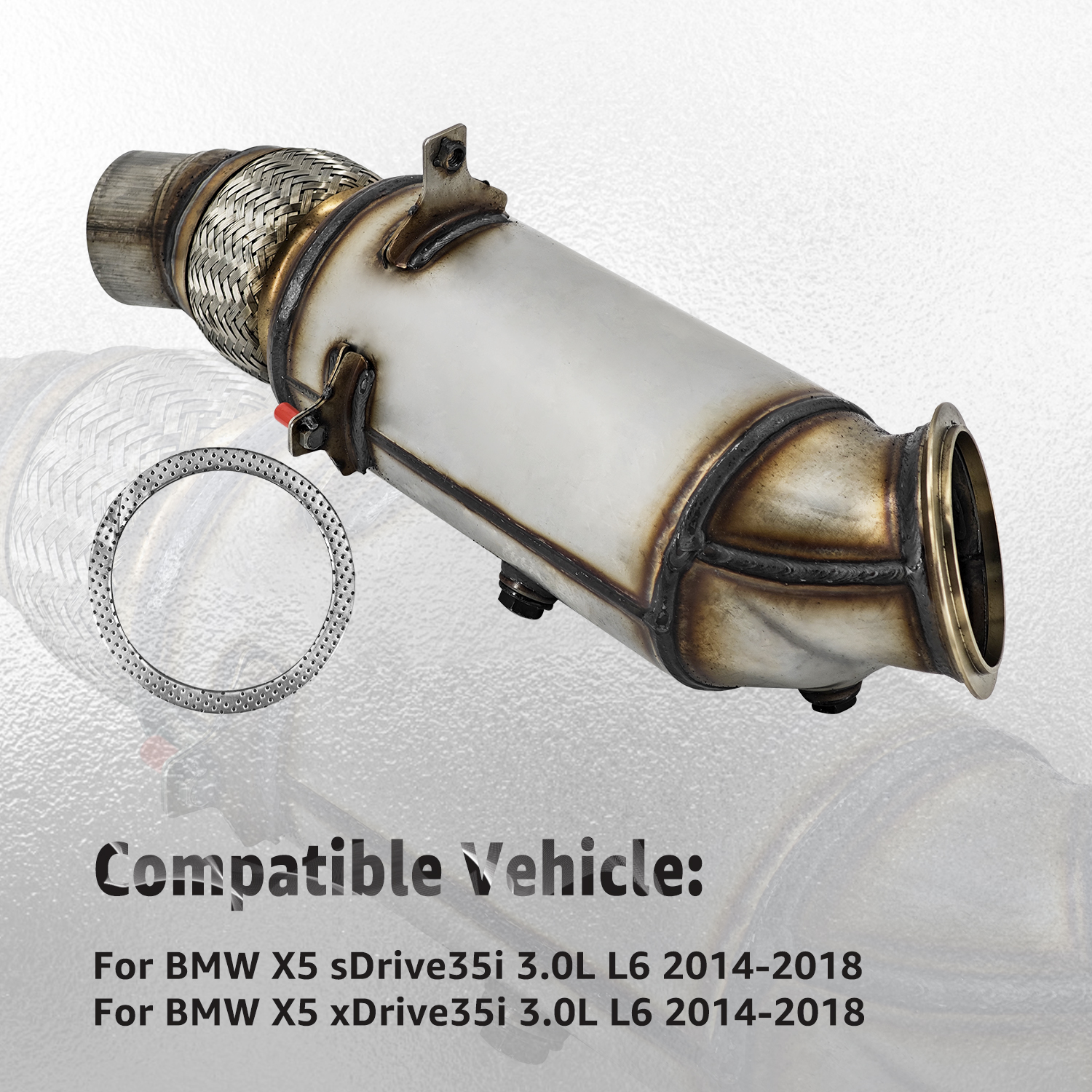 Catalytic Converter for BMW X5 N55(F15) sDrive35i / xDrive35i 3.0L L6 2014-2018