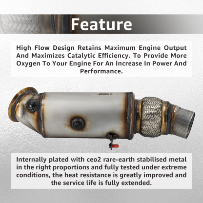 Catalytic Converter for BMW X5 N55(F15) sDrive35i / xDrive35i 3.0L L6 2014-2018