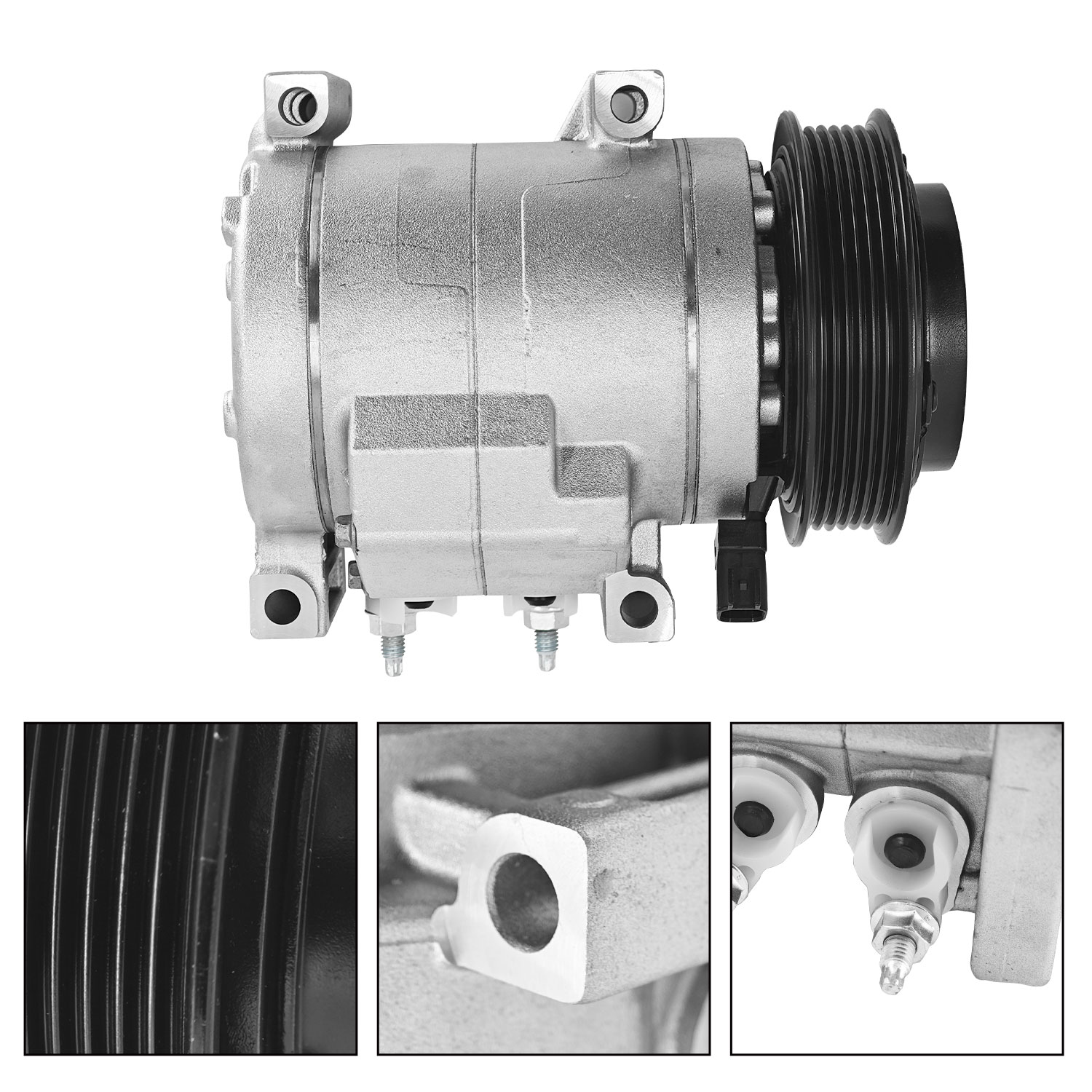 Air Conditioner Compressor w/Clutch fit for Jeep Grand Cherokee 2011-2015, Chrysler 300 2011-2013, Dodge Charger Challenger Durango 2011-2015 