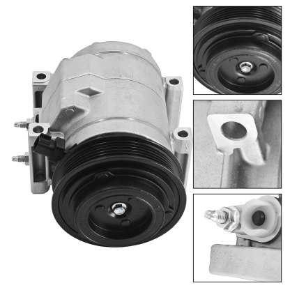 Air Conditioner Compressor w/Clutch fit for Jeep Grand Cherokee 2011-2015, Chrysler 300 2011-2013, Dodge Charger Challenger Durango 2011-2015 