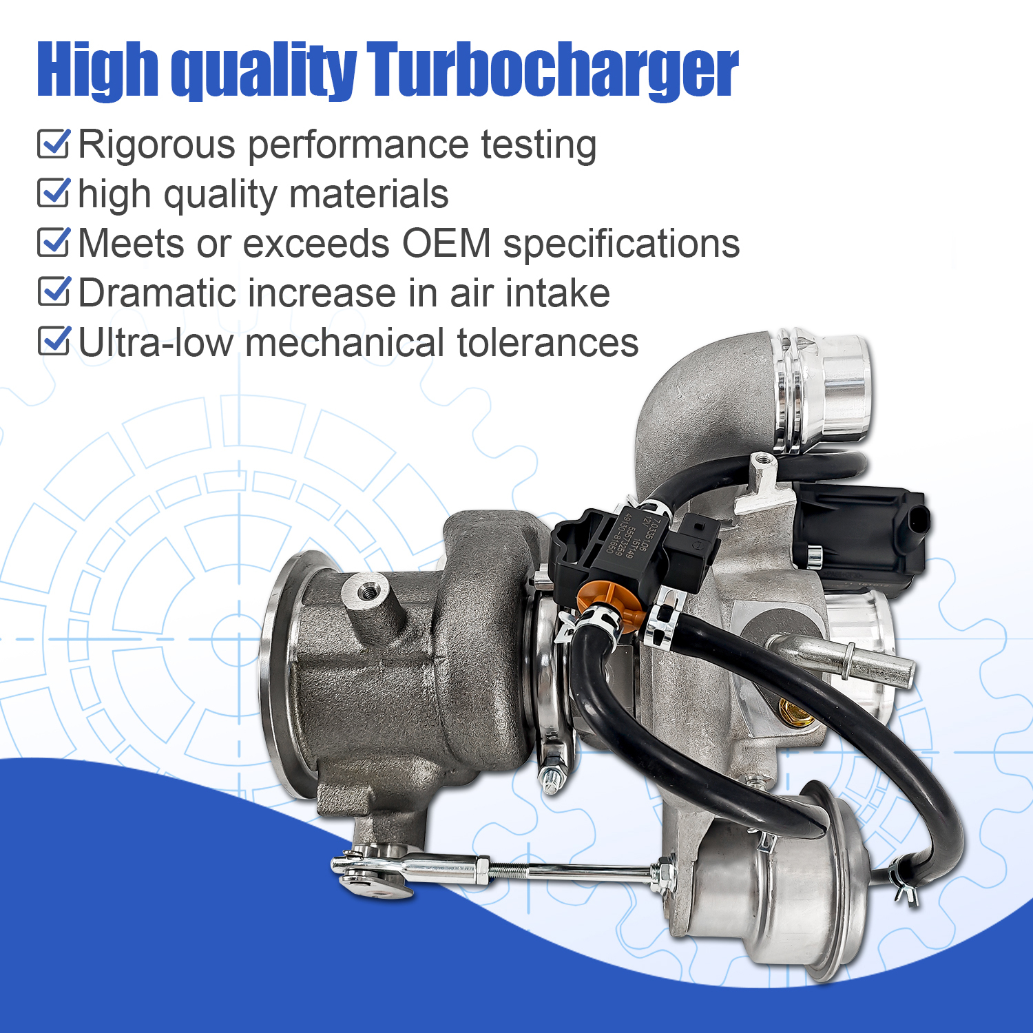 Turbocharger Turbo Kit TD025 fit for Chevy Cruze Trax Buick Encore 1.4L 2016-2019