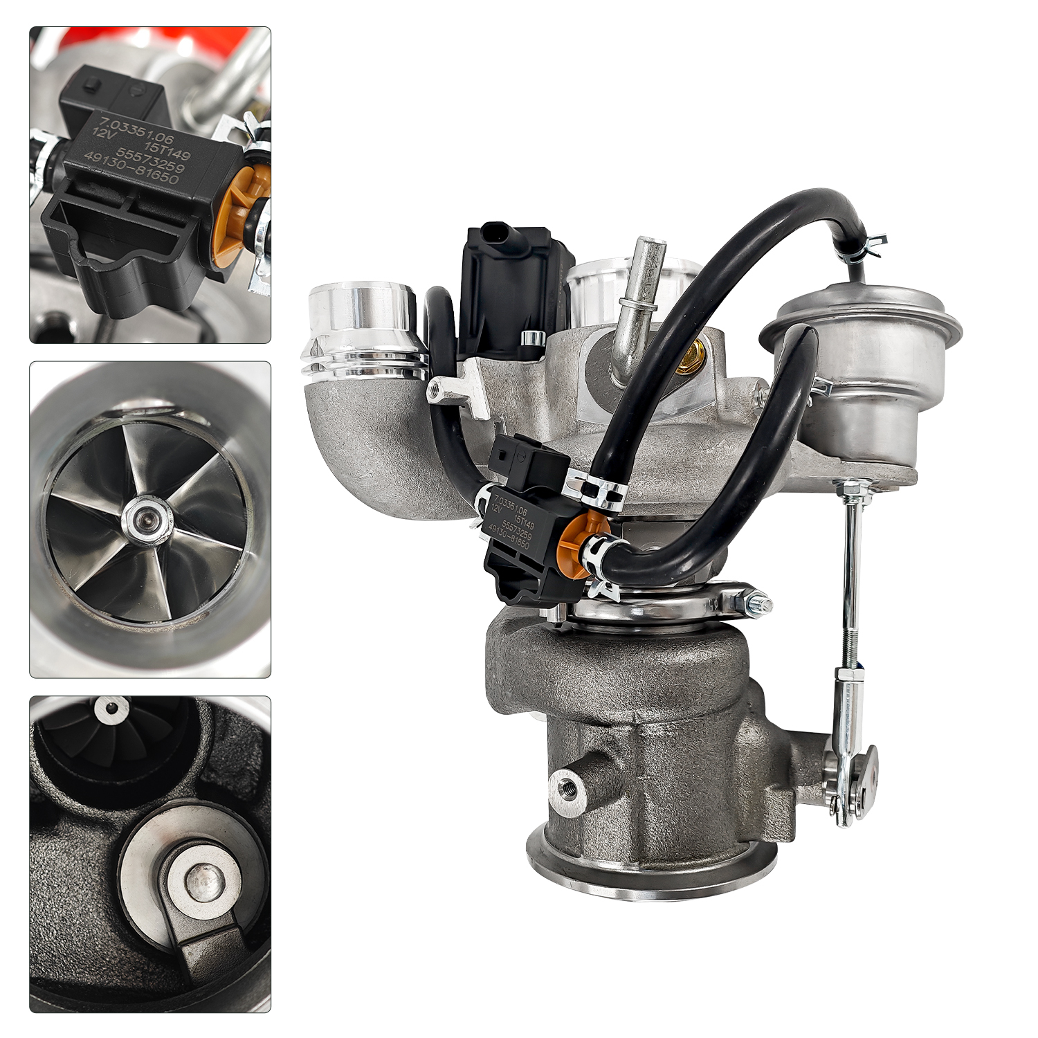 Turbocharger Turbo Kit TD025 fit for Chevy Cruze Trax Buick Encore 1.4L 2016-2019