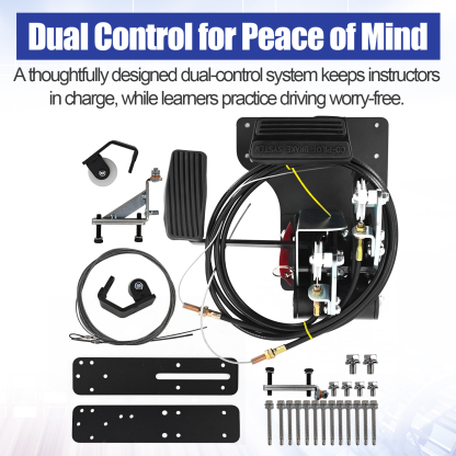 ACAR-B7D Dual Control Car Gas Brake Accelerate Pedal Fit for Driver Training Vehicle