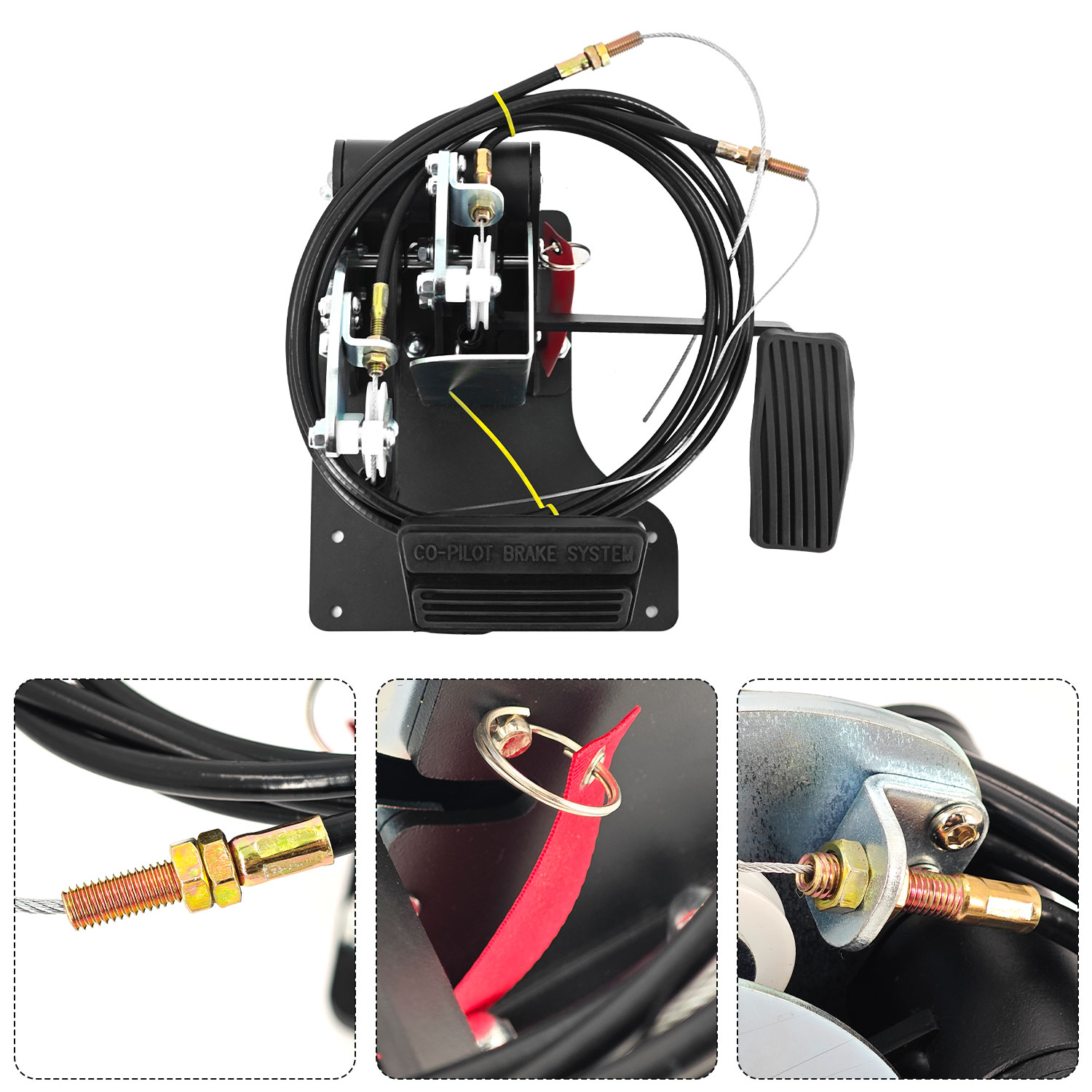 ACAR-B7D Dual Control Car Gas Brake Accelerate Pedal Fit for Driver Training Vehicle