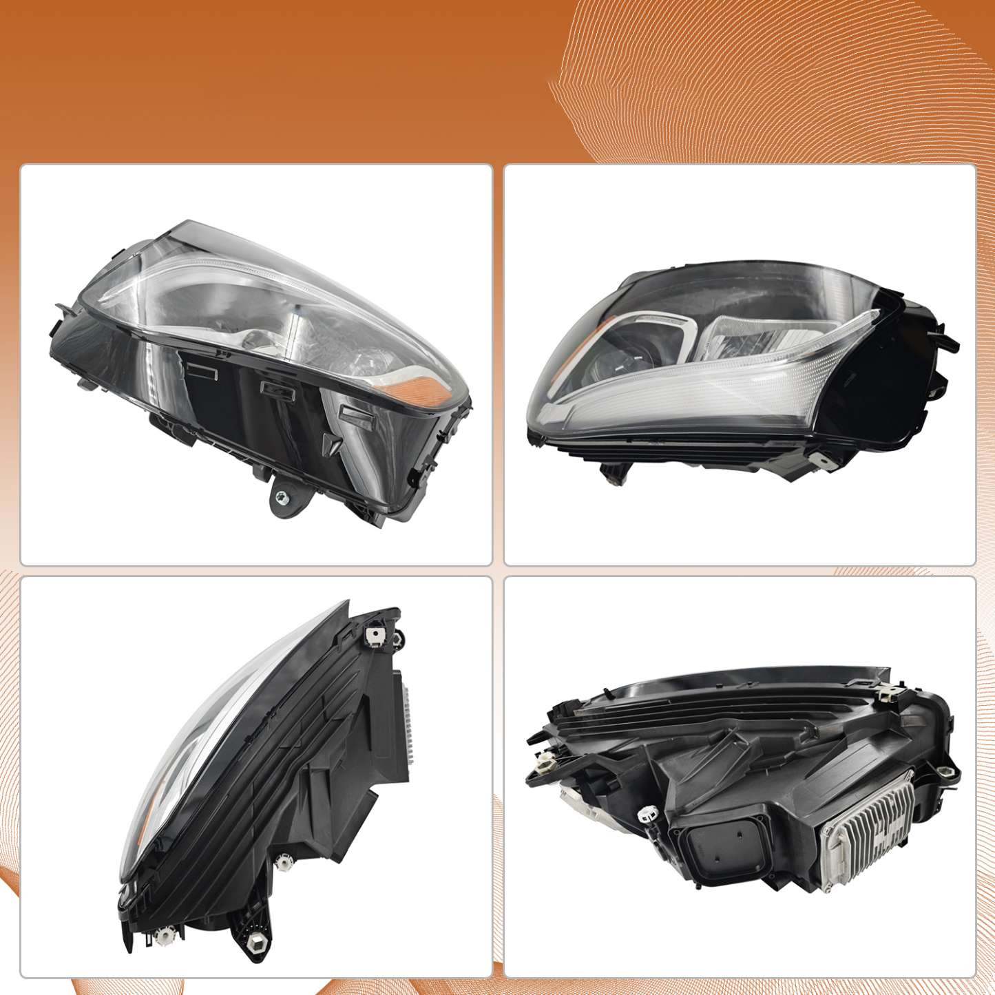 Left (Driver Side) Headlight Assembly for 2016–2019 Mercedes-Benz GLC-Class (W253) – GLC300 / GLC350e / GLC43 AMG / GLC63 AMG