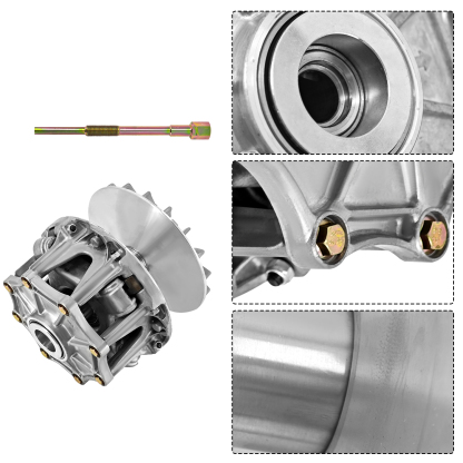 Primary Clutch with puller tool fit for Kawasaki Brute Force 650 SRA 2005-2013, Prairie 650 2002-2003, Suzuki Twin Peaks 700 2004-2005, Prairie 700 2004-2006, Arctic Cat 650 V2 2004-2006