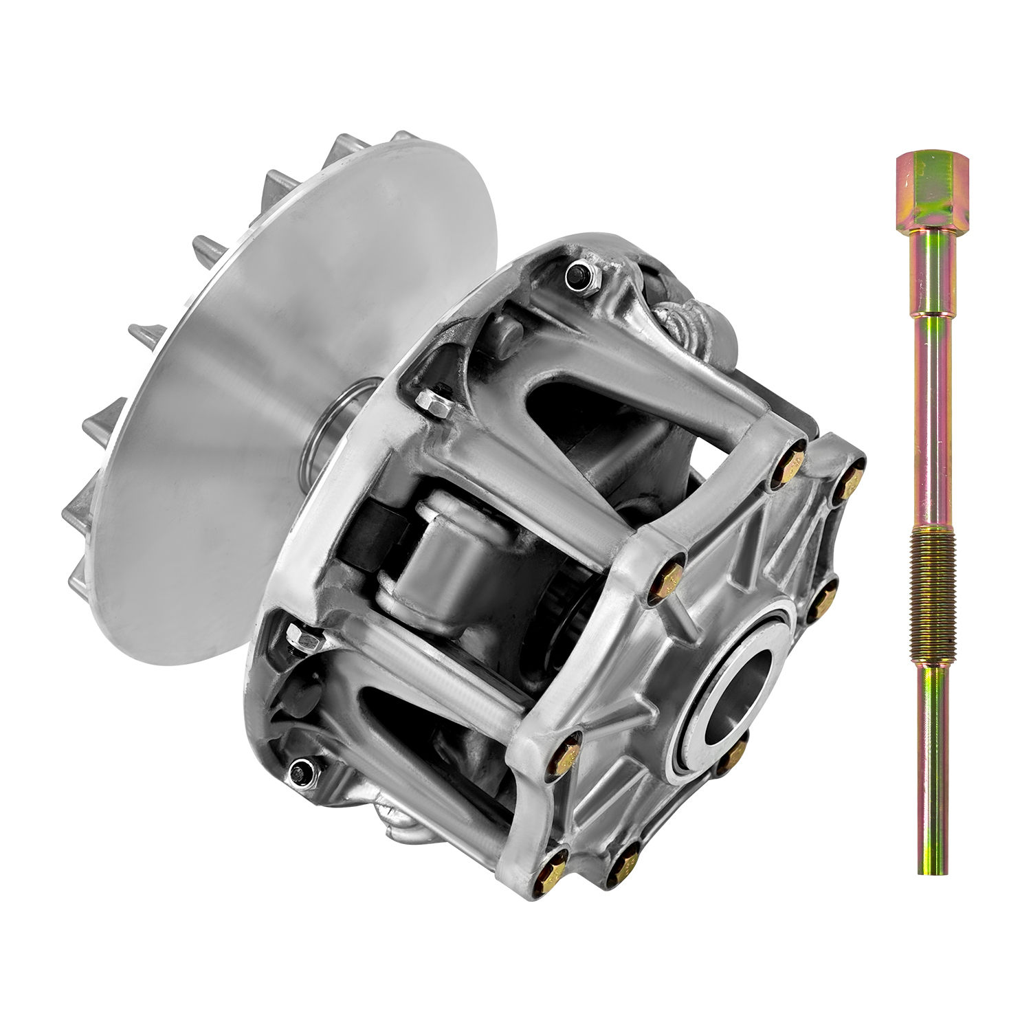 Primary Clutch with puller tool fit for Kawasaki Brute Force 650 SRA 2005-2013, Prairie 650 2002-2003, Suzuki Twin Peaks 700 2004-2005, Prairie 700 2004-2006, Arctic Cat 650 V2 2004-2006