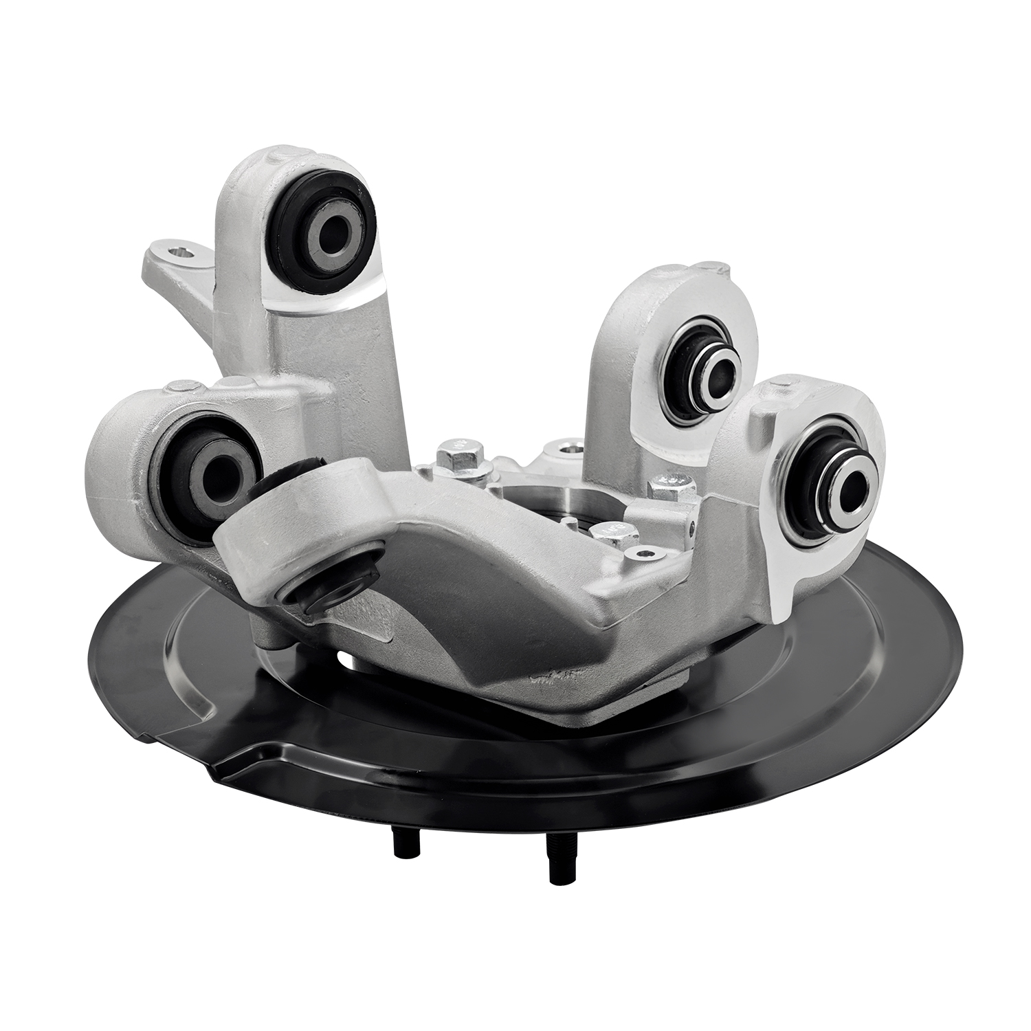 Rear Left Steering Knuckle Assembly Compatible with Ford Explorer 2011-2019, Police Interceptor Utility 2013-2019, AWD, Driver Side Spindle Knuckle w/Wheel Bearing Hub