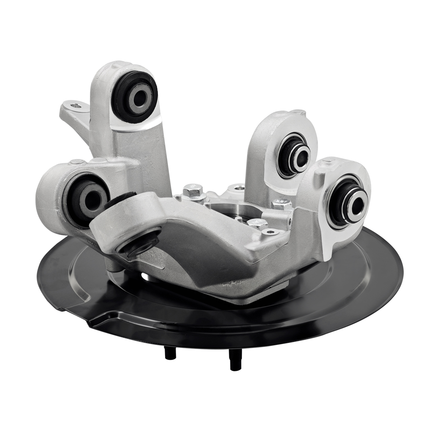 Rear Left Steering Knuckle Assembly Compatible with Ford Explorer 2011-2019, Police Interceptor Utility 2013-2019, AWD, Driver Side Spindle Knuckle w/Wheel Bearing Hub