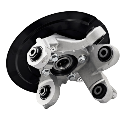 Rear Left Steering Knuckle Assembly Compatible with Ford Explorer 2011-2019, Police Interceptor Utility 2013-2019, AWD, Driver Side Spindle Knuckle w/Wheel Bearing Hub