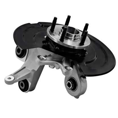 Rear Left Steering Knuckle Assembly Compatible with Ford Explorer 2011-2019, Police Interceptor Utility 2013-2019, AWD, Driver Side Spindle Knuckle w/Wheel Bearing Hub