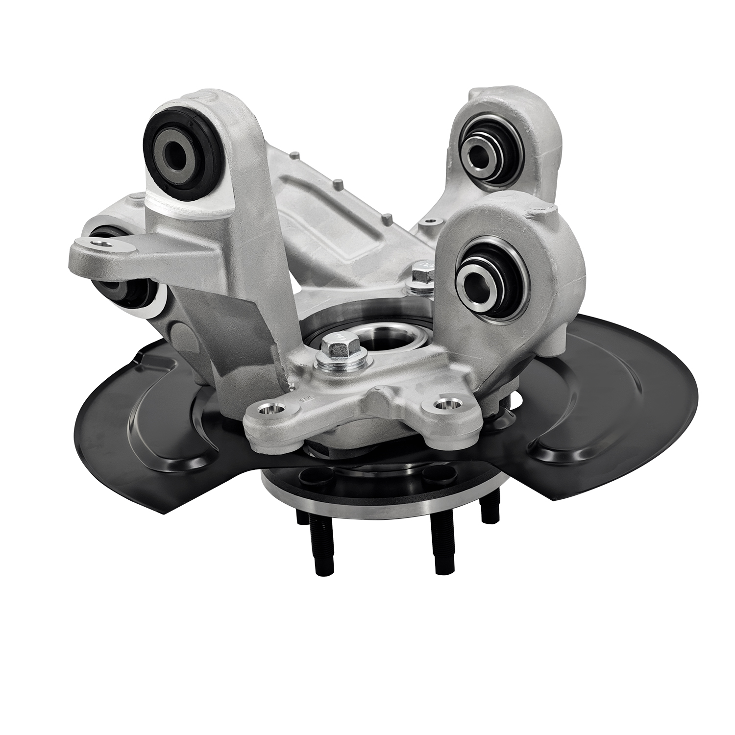 Rear Right Steering Knuckle Assembly fit for Ford Explorer 2011-2019, Police Interceptor Utility 2013-2019, AWD, Passenger Side Spindle Knuckle w/Wheel Bearing Hub