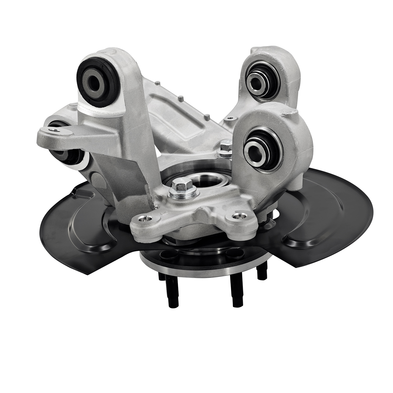 Rear Right Steering Knuckle Assembly fit for Ford Explorer 2011-2019, Police Interceptor Utility 2013-2019, AWD, Passenger Side Spindle Knuckle w/Wheel Bearing Hub