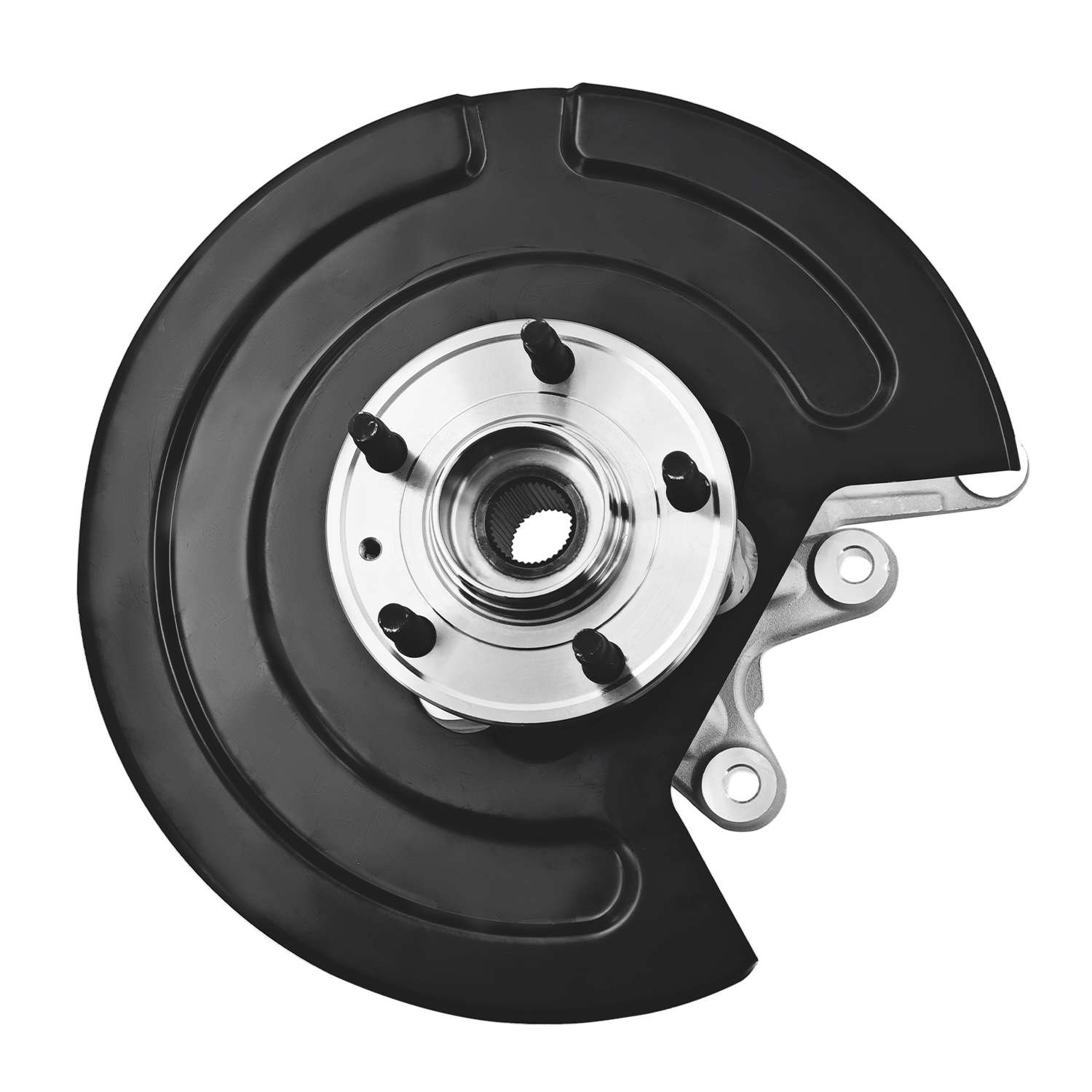 Rear Right Steering Knuckle Assembly fit for Ford Explorer 2011-2019, Police Interceptor Utility 2013-2019, AWD, Passenger Side Spindle Knuckle w/Wheel Bearing Hub