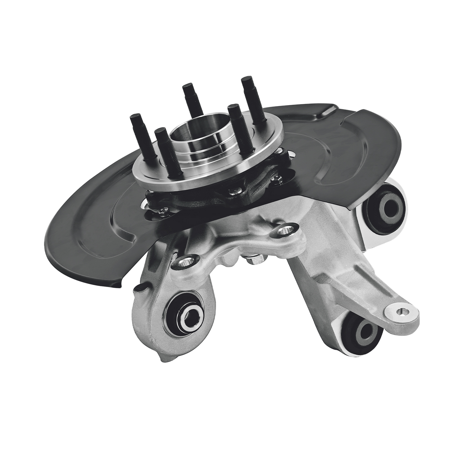 Rear Right Steering Knuckle Assembly fit for Ford Explorer 2011-2019, Police Interceptor Utility 2013-2019, AWD, Passenger Side Spindle Knuckle w/Wheel Bearing Hub