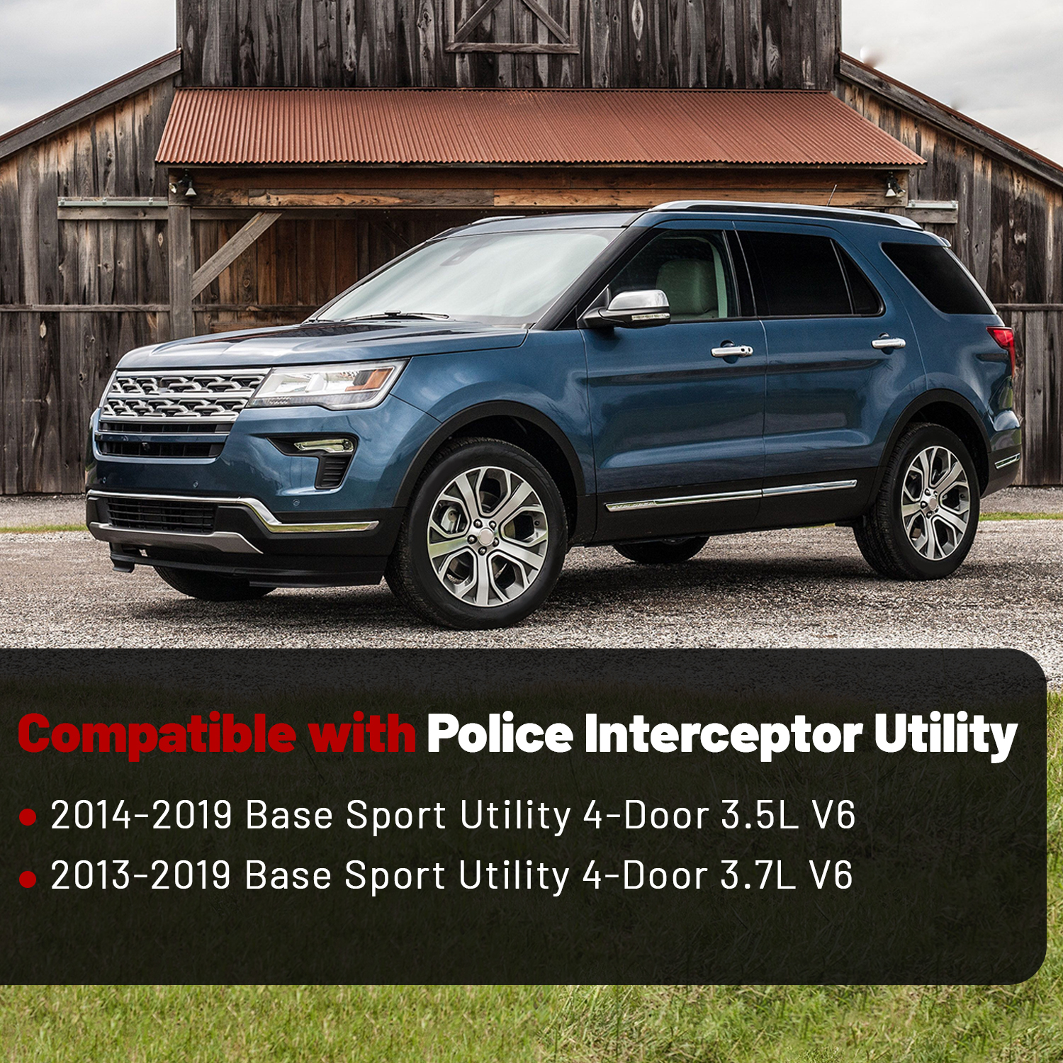 Rear Right Steering Knuckle Assembly fit for Ford Explorer 2011-2019, Police Interceptor Utility 2013-2019, AWD, Passenger Side Spindle Knuckle w/Wheel Bearing Hub