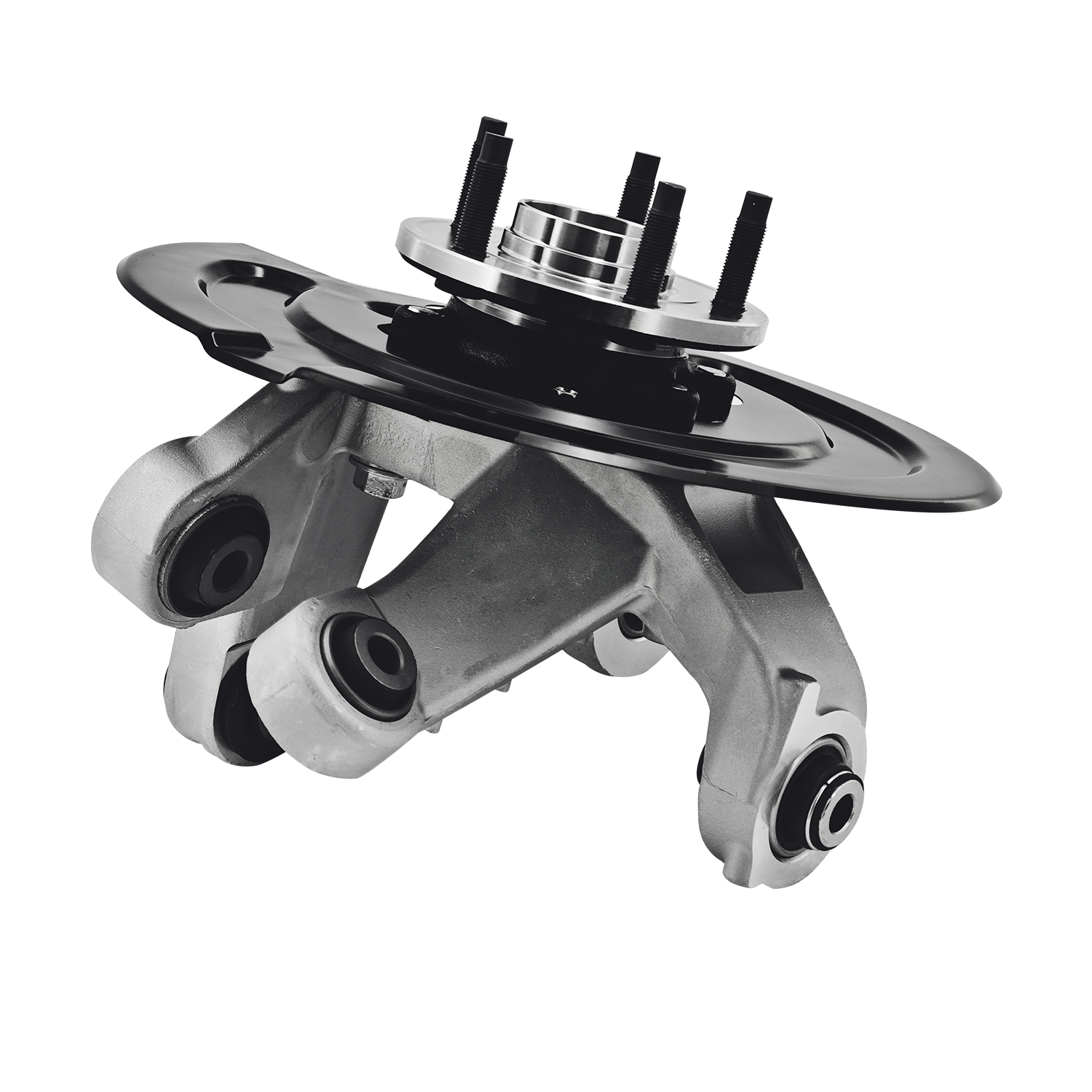 Rear Right Steering Knuckle Assembly fit for Ford Explorer 2011-2019, Police Interceptor Utility 2013-2019, AWD, Passenger Side Spindle Knuckle w/Wheel Bearing Hub