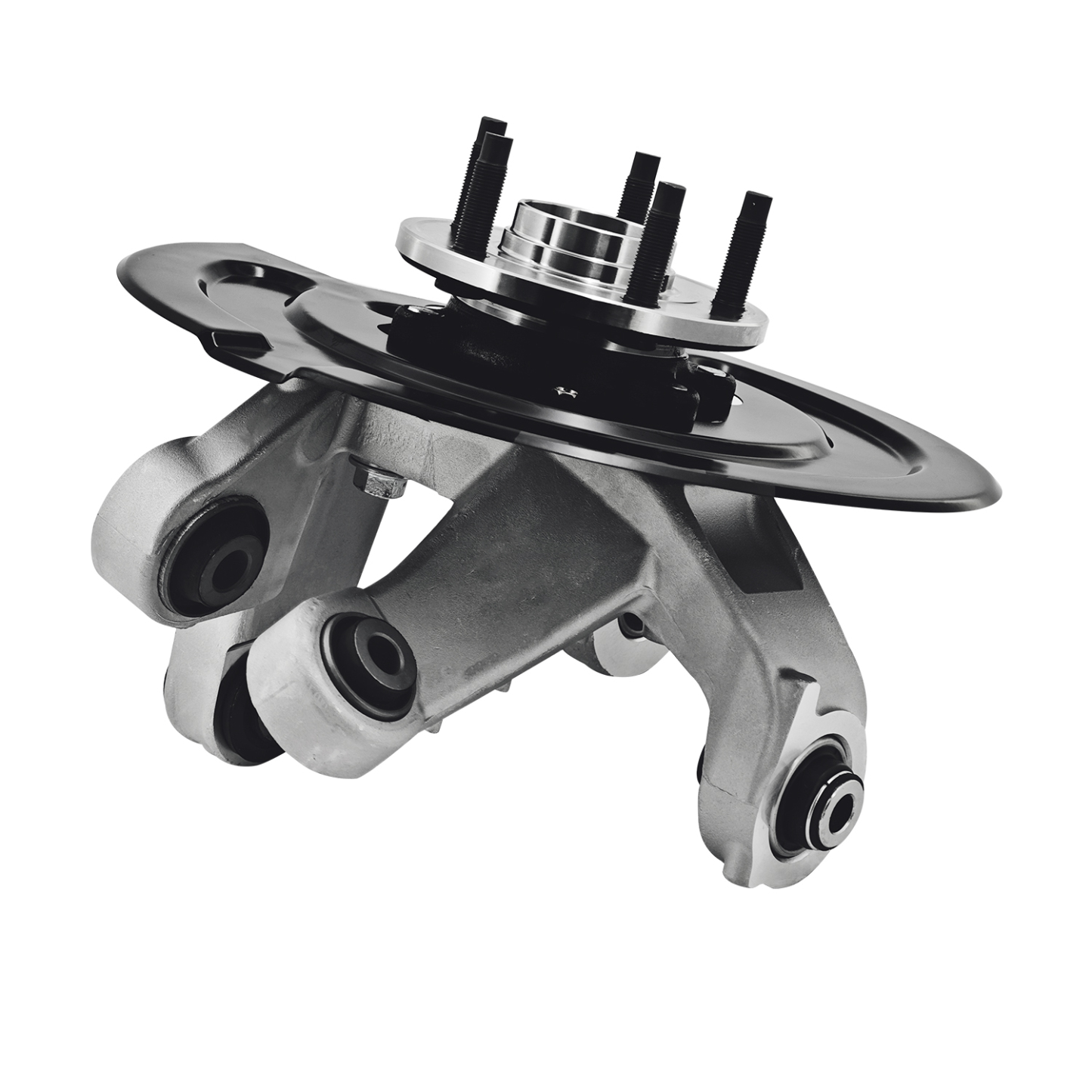 Rear Right Steering Knuckle Assembly fit for Ford Explorer 2011-2019, Police Interceptor Utility 2013-2019, AWD, Passenger Side Spindle Knuckle w/Wheel Bearing Hub