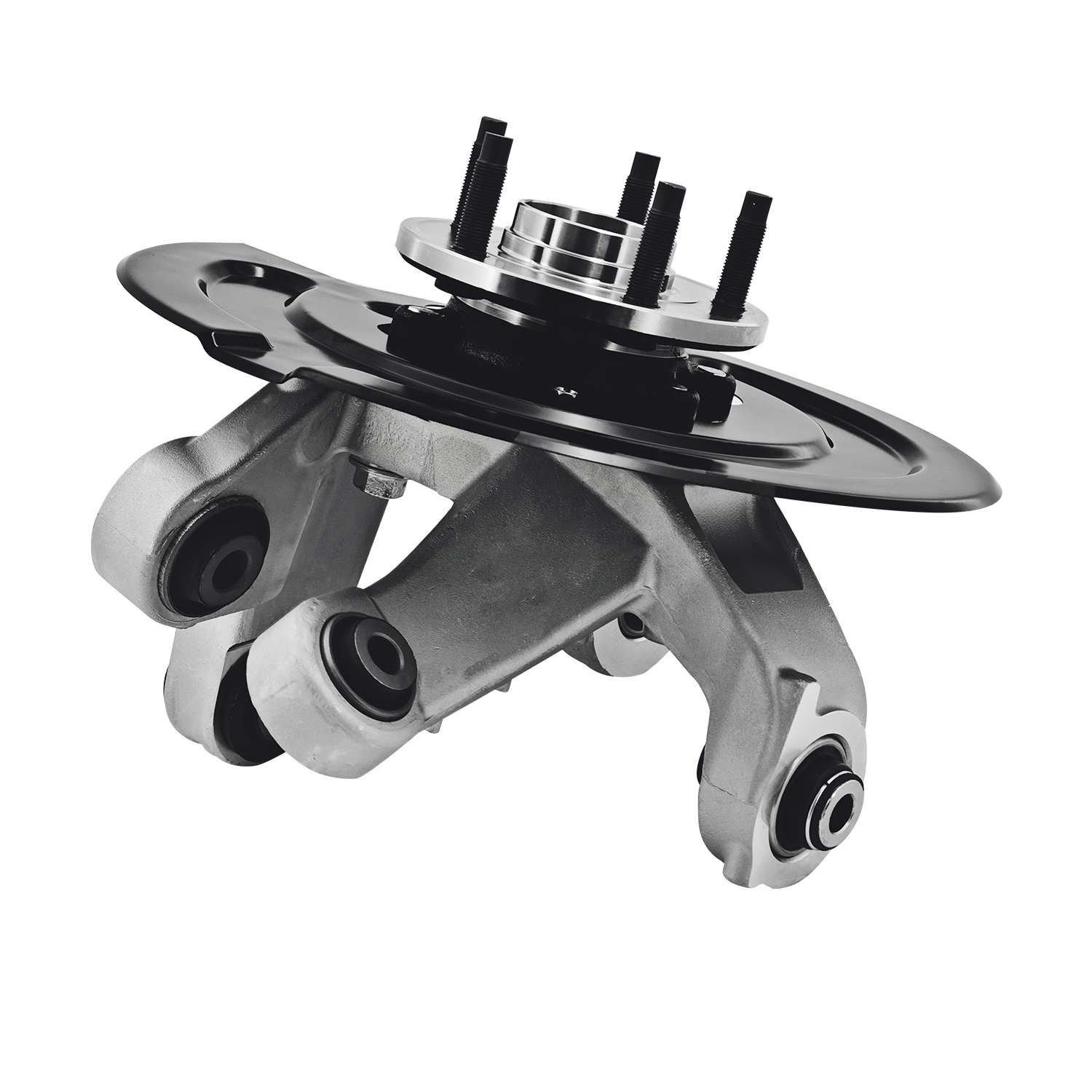 Rear Right Steering Knuckle Assembly fit for Ford Explorer 2011-2019, Police Interceptor Utility 2013-2019, AWD, Passenger Side Spindle Knuckle w/Wheel Bearing Hub