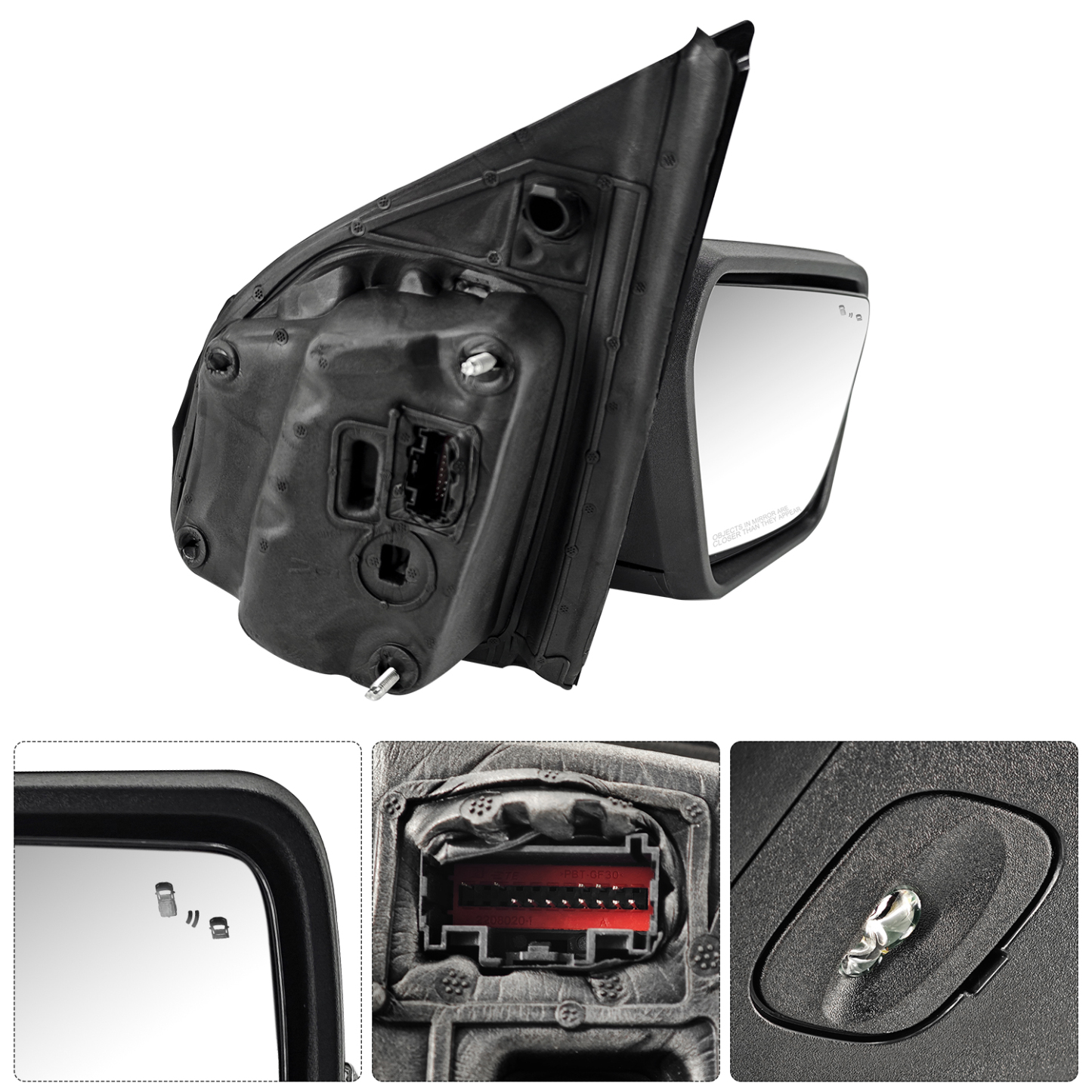 Right Passenger Side View Mirror Power Heated Fit for 2021-2023 Ford F-150