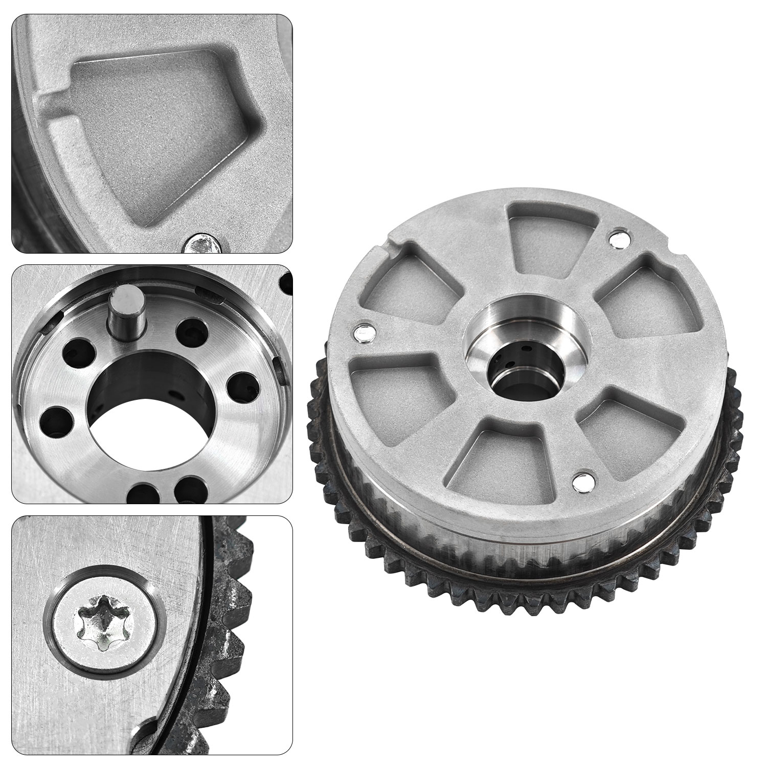 Timing Chain Kit with 24370-2E020 VVT Gear Sprocket Intake & Exhaust Fit for Hyundai Elantra Kona 2017-2021 For Kia Forte Forte5 2017-2022 2.0L Engine