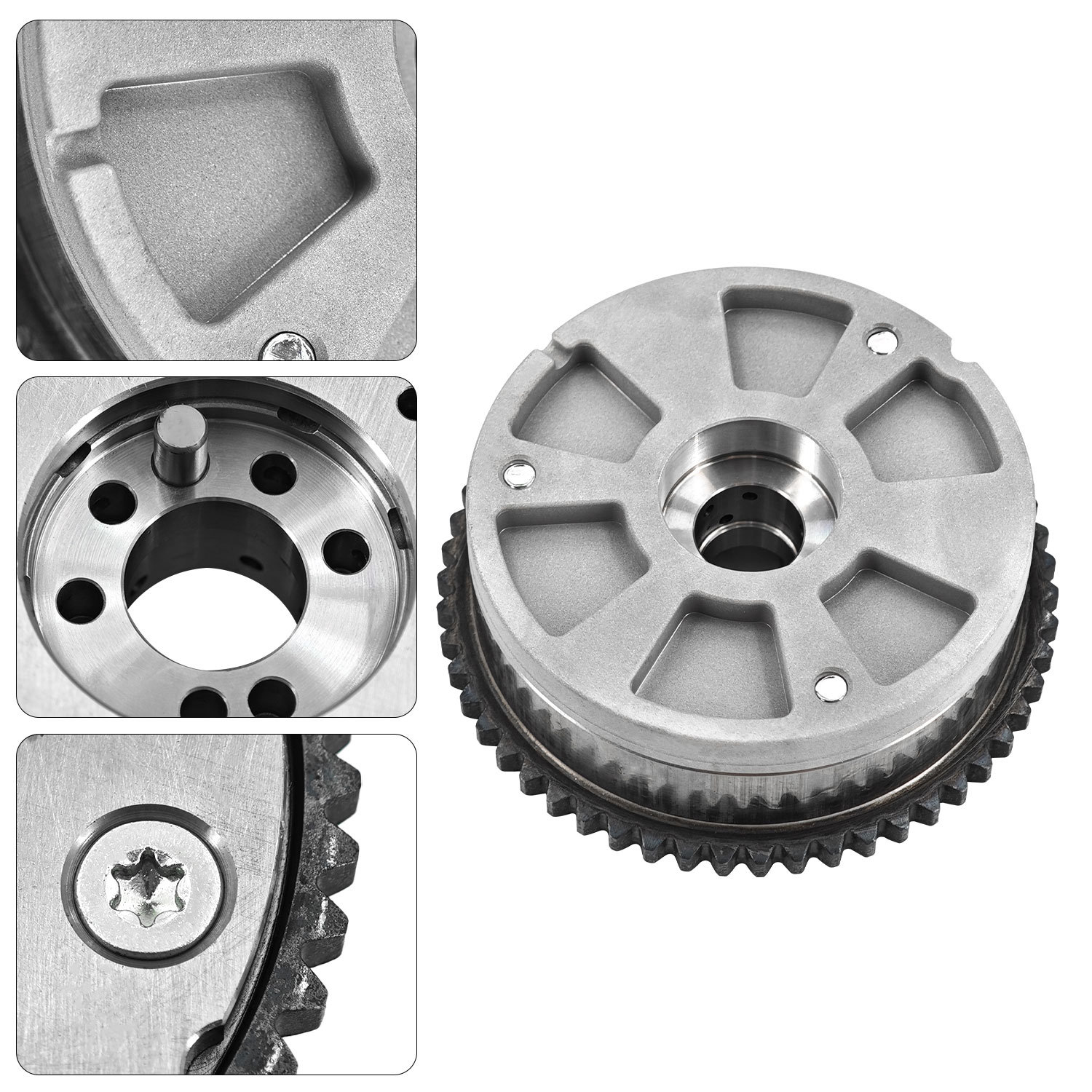 Timing Chain Kit with 24370-2E020 VVT Gear Sprocket Intake & Exhaust Fit for Hyundai Elantra Kona 2017-2021 For Kia Forte Forte5 2017-2022 2.0L Engine