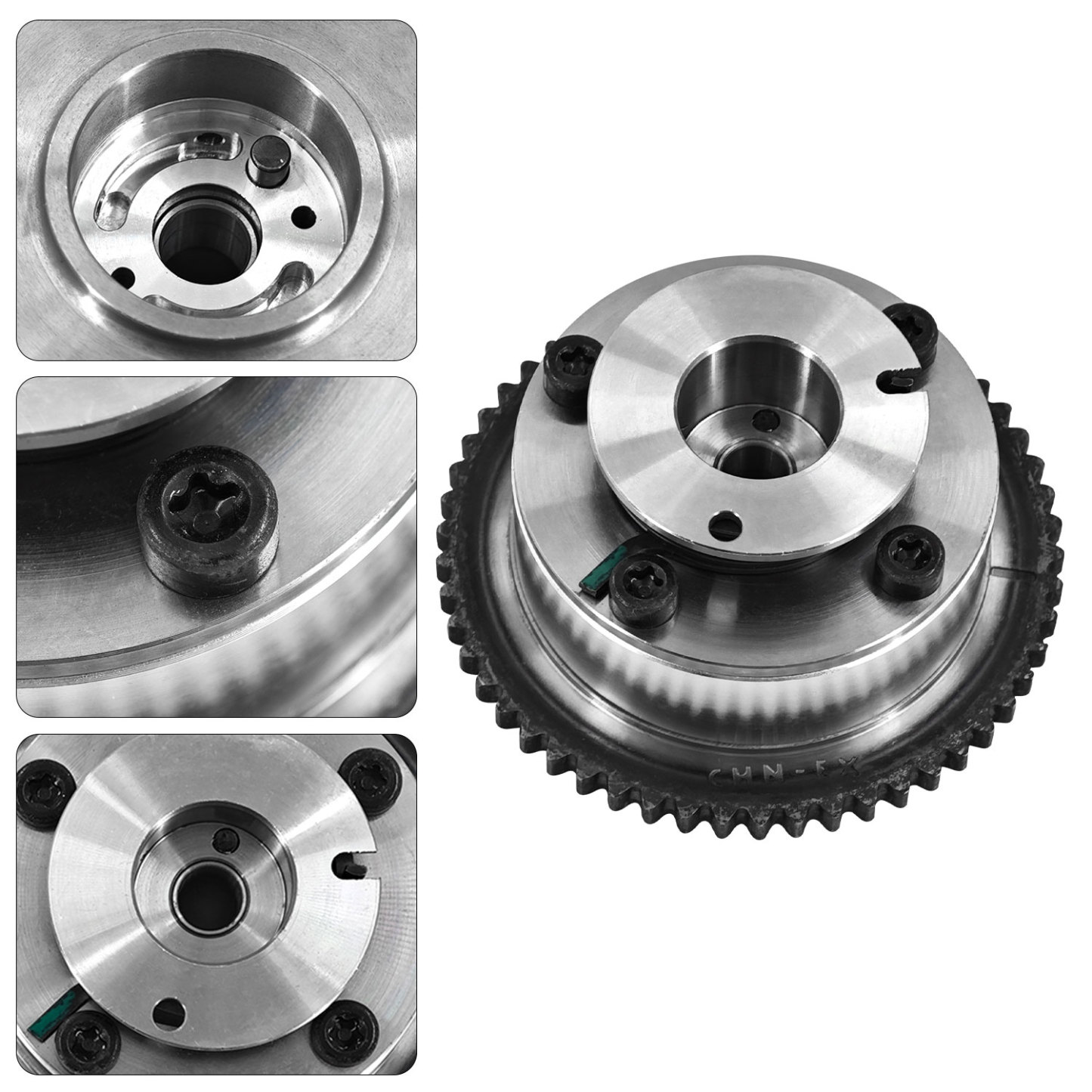 Timing Chain Kit with 24370-2E020 VVT Gear Sprocket Intake & Exhaust Fit for Hyundai Elantra Kona 2017-2021 For Kia Forte Forte5 2017-2022 2.0L Engine