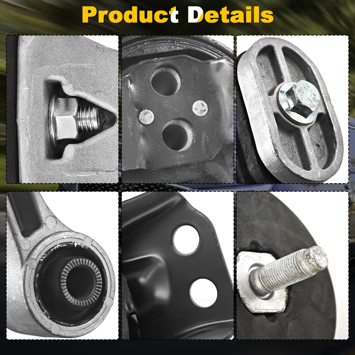 3PCS Engine Motor Mount & Transmission Mount Set Compatible with Kia Sedona 3.3L V6 2015-2021