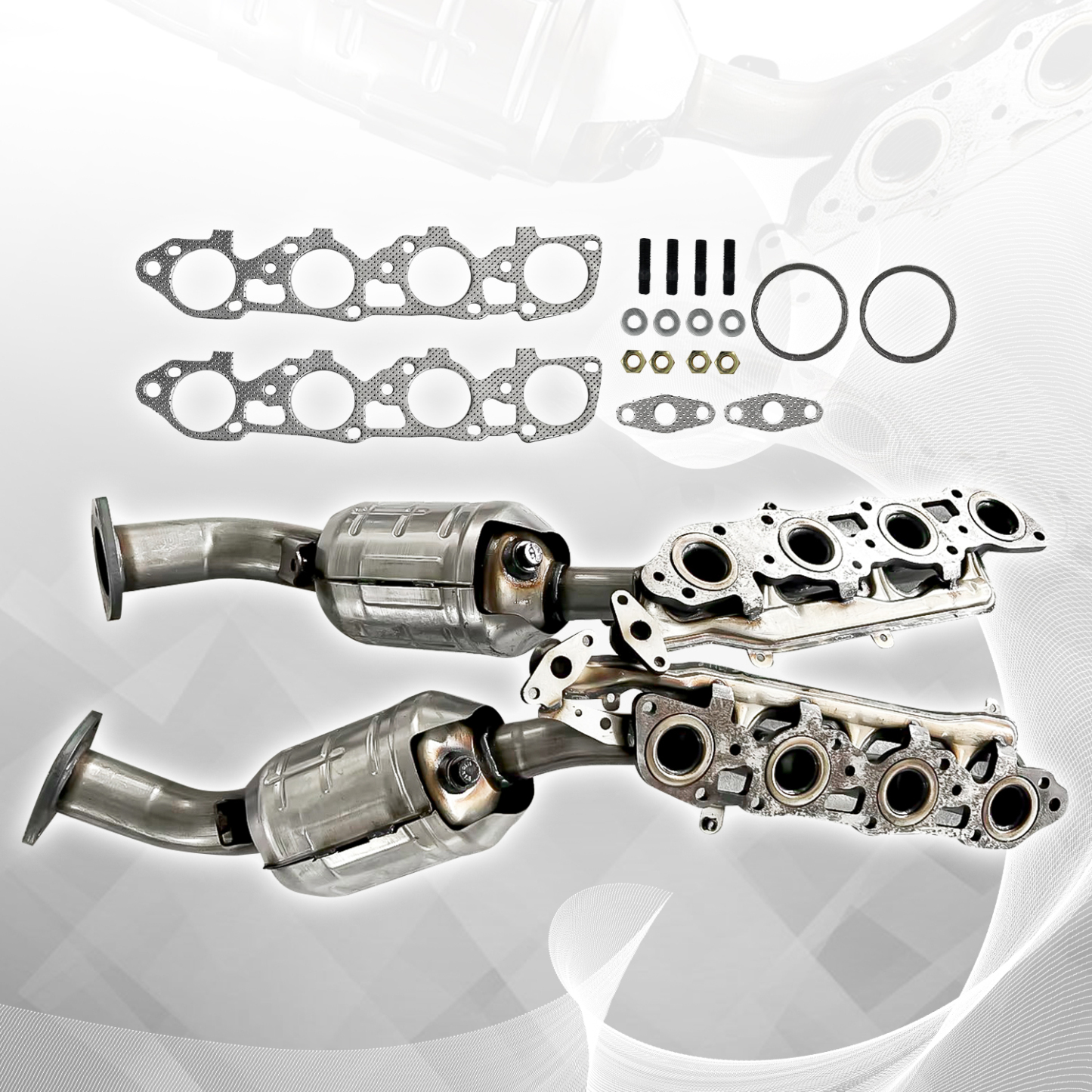 Manifold Catalytic Converter Set for 2008-2021 Lexus LX570 5.7L Bank 1 & Bank 2