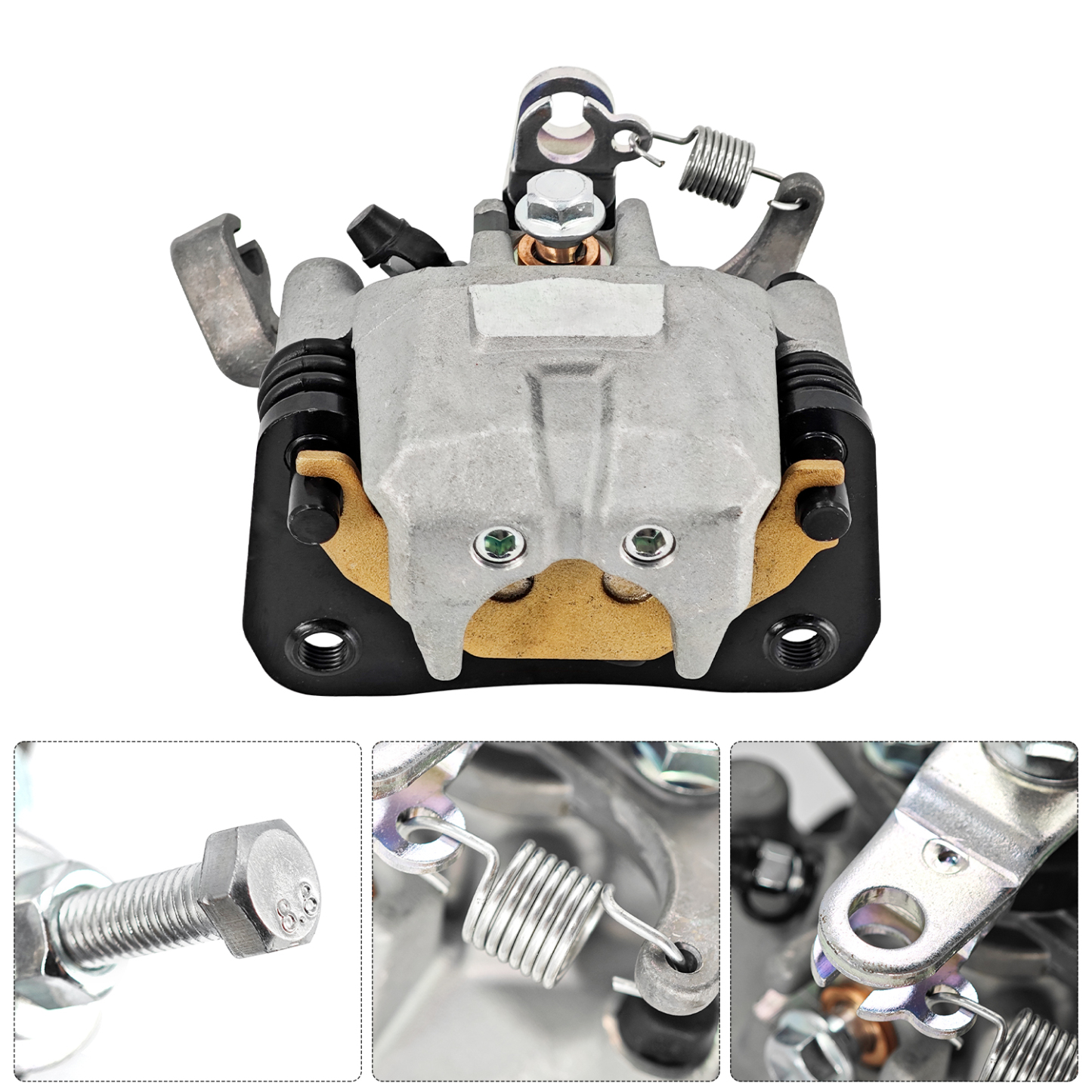 Rear Left＆Right Brake Caliper fit for Kawasaki 2015-2023 Mule PRO-DX PRO-DXT PRO-FX PRO-FXR PRO-FXT KAF820 KAF1000