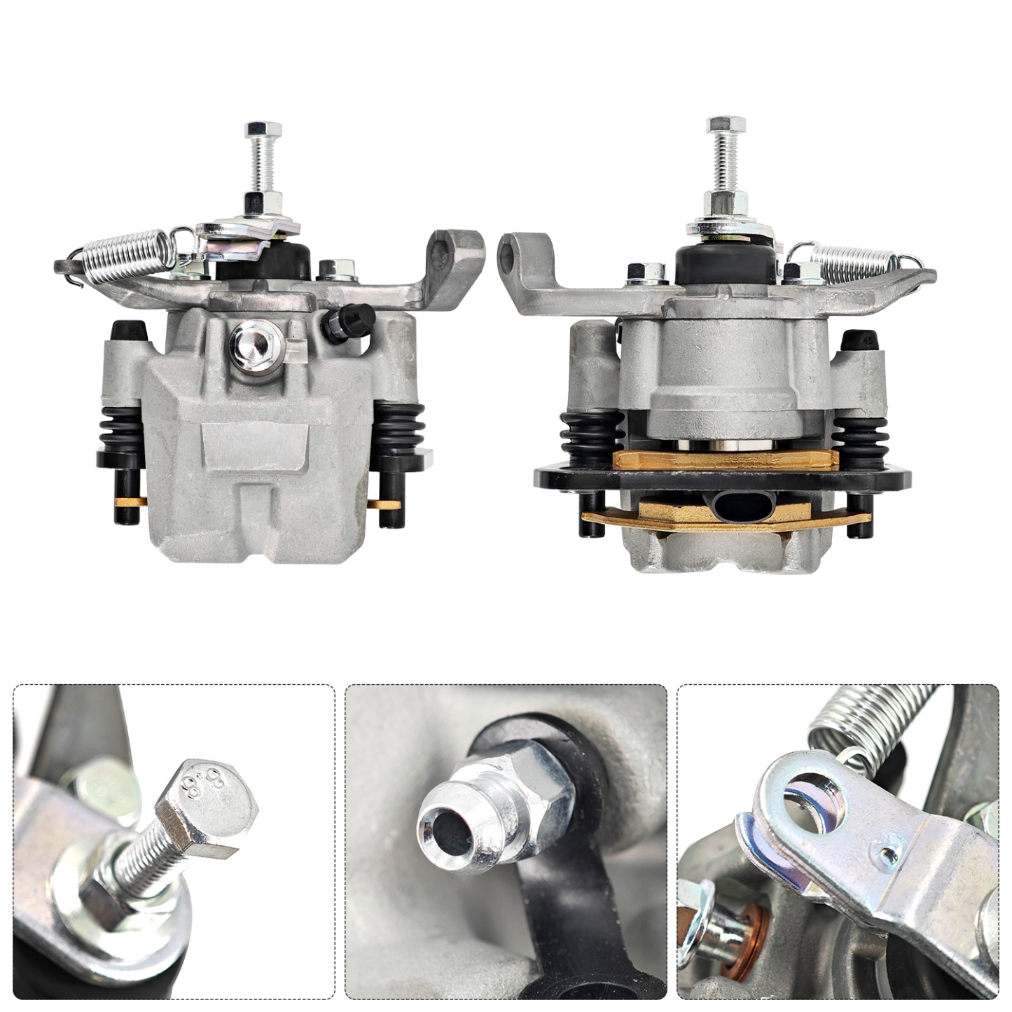 Rear Left＆Right Brake Caliper fit for Kawasaki 2015-2023 Mule PRO-DX PRO-DXT PRO-FX PRO-FXR PRO-FXT KAF820 KAF1000