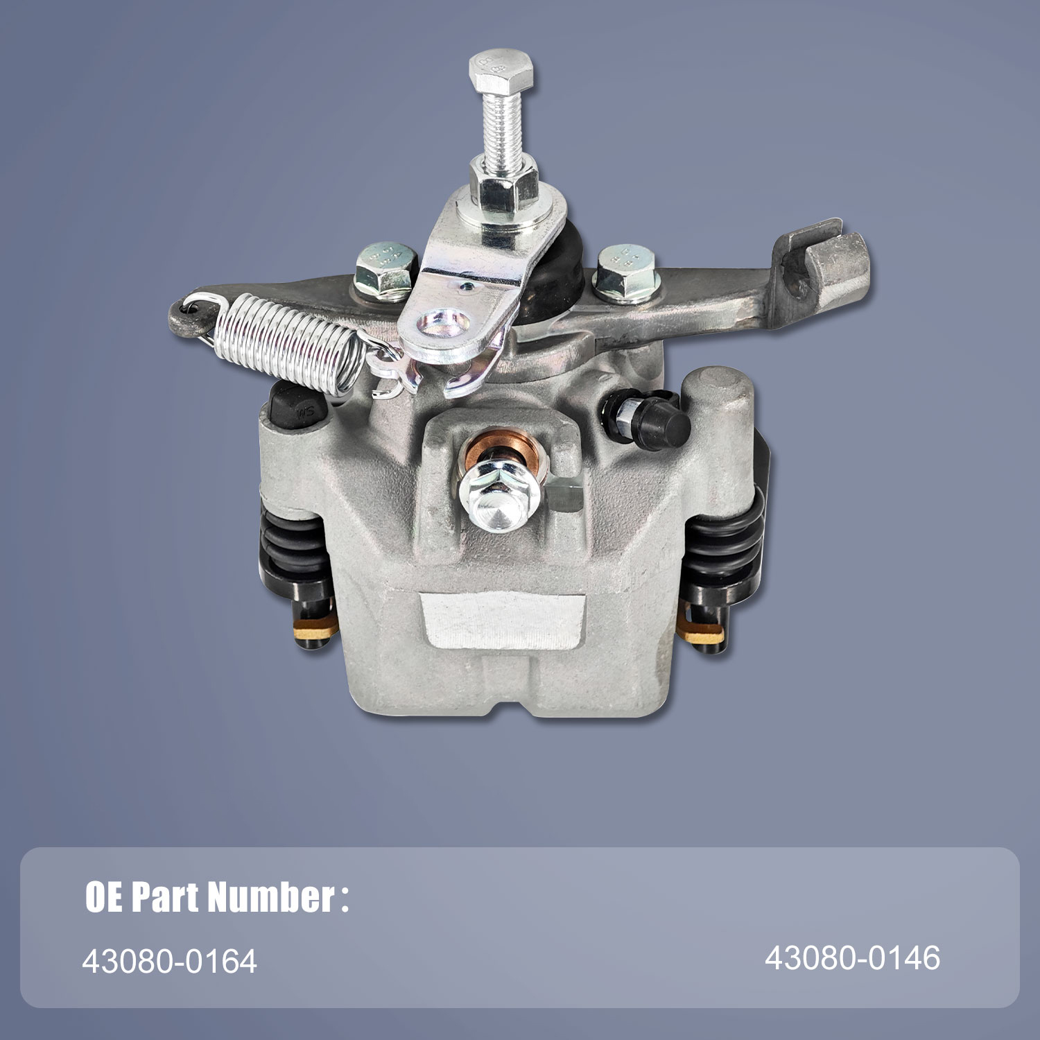 Rear Left＆Right Brake Caliper fit for Kawasaki 2015-2023 Mule PRO-DX PRO-DXT PRO-FX PRO-FXR PRO-FXT KAF820 KAF1000