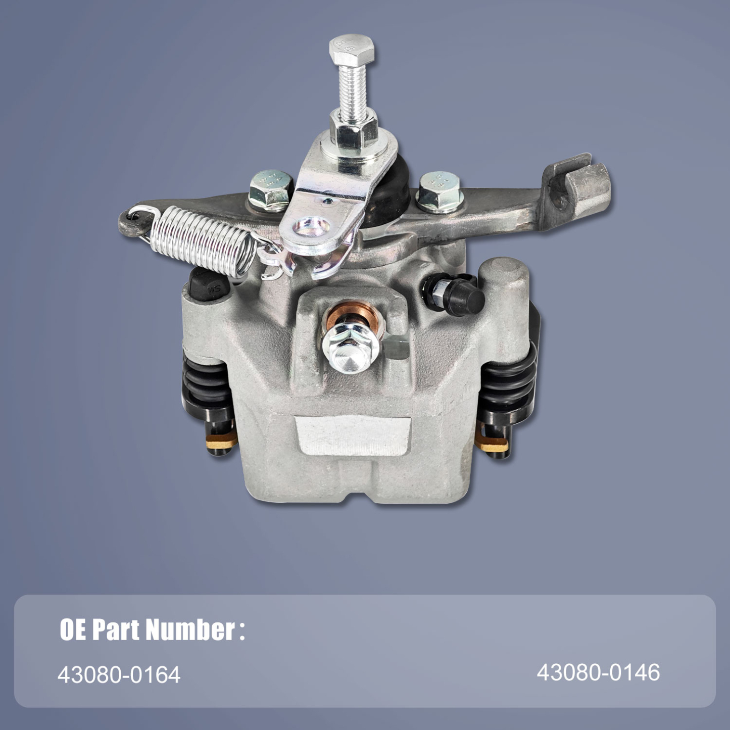 Rear Left＆Right Brake Caliper fit for Kawasaki 2015-2023 Mule PRO-DX PRO-DXT PRO-FX PRO-FXR PRO-FXT KAF820 KAF1000