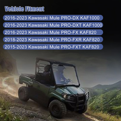 Rear Left＆Right Brake Caliper fit for Kawasaki 2015-2023 Mule PRO-DX PRO-DXT PRO-FX PRO-FXR PRO-FXT KAF820 KAF1000